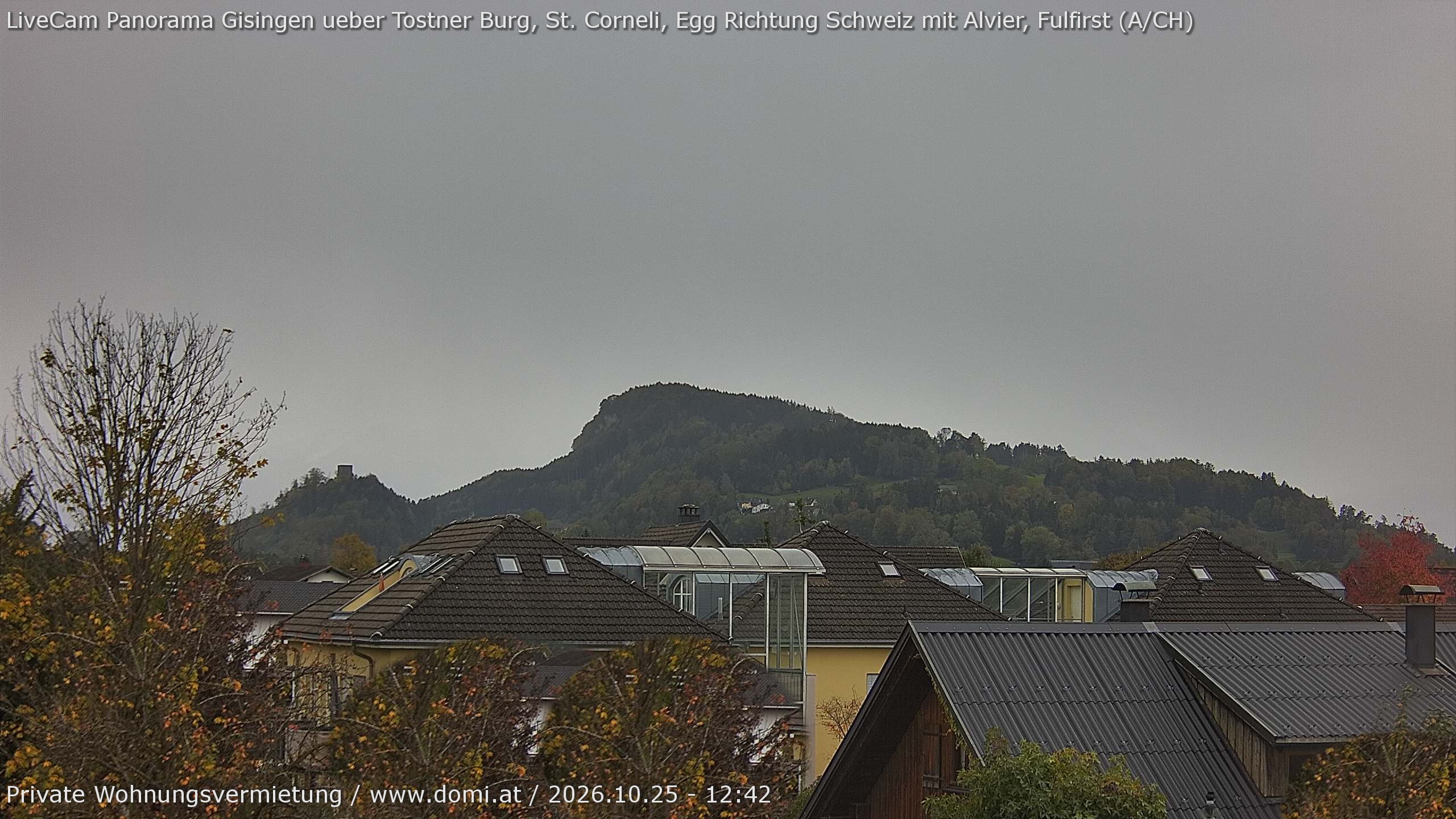 Archiv Foto Webcam Ausblick von Gisingen in Feldkirch auf Alvier und Fulfirst