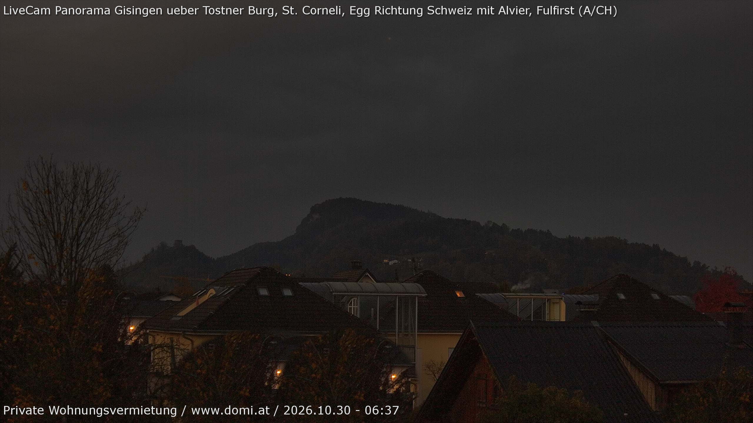 Archiv Foto Webcam Ausblick von Gisingen in Feldkirch auf Alvier und Fulfirst