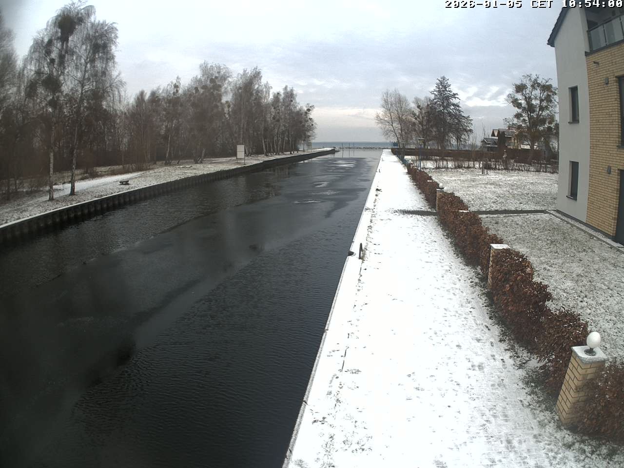 Archiv Foto Webcam Hafendorf Müritz: Kanal vom Claassee zur Müritz