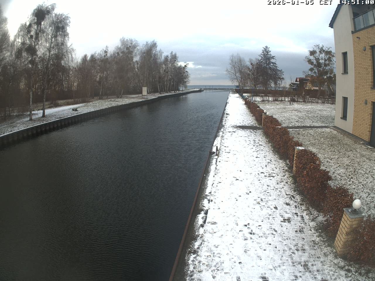 Archiv Foto Webcam Hafendorf Müritz: Kanal vom Claassee zur Müritz
