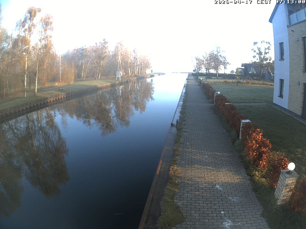 Archiv Foto Webcam Hafendorf Müritz: Kanal vom Claassee zur Müritz