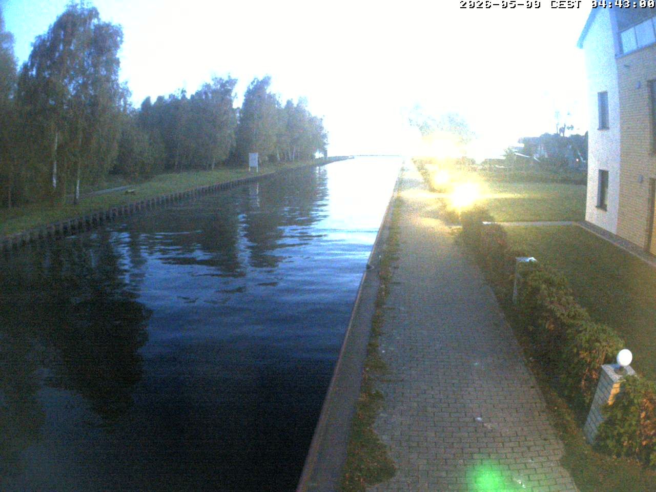 Archiv Foto Webcam Hafendorf Müritz: Kanal vom Claassee zur Müritz