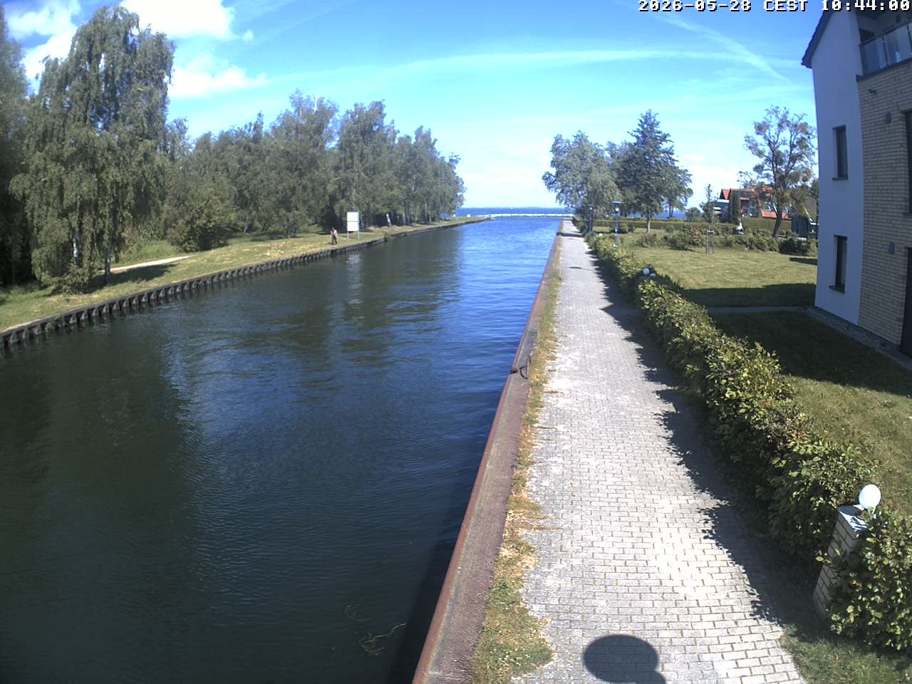 Archived image Webcam Canal Müritz - Claassee