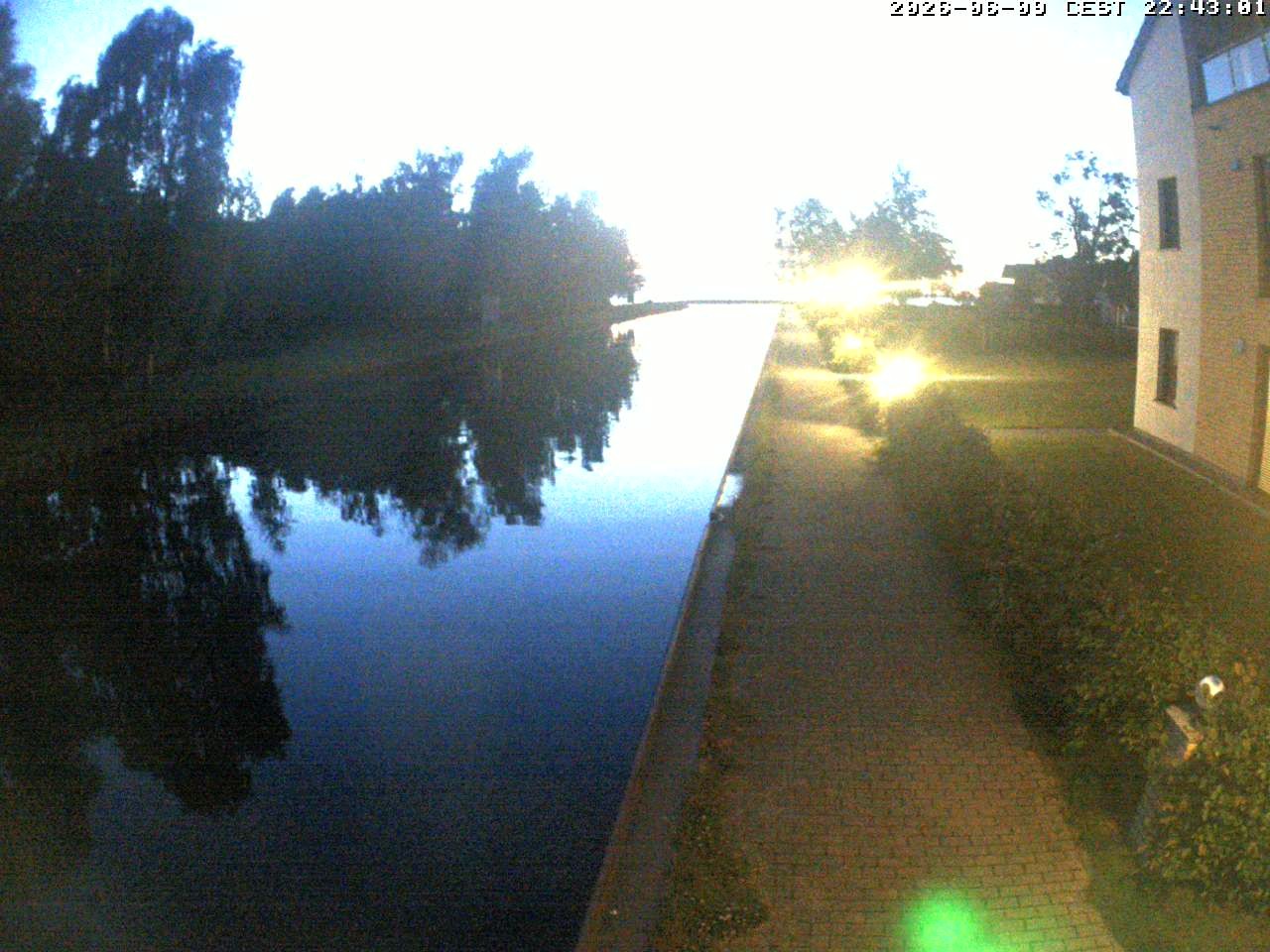 Archiv Foto Webcam Hafendorf Müritz: Kanal vom Claassee zur Müritz