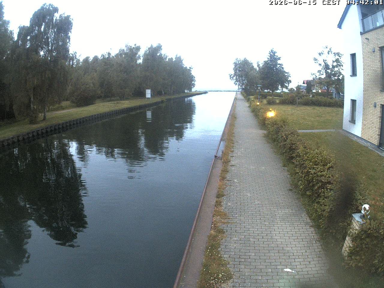 Archiv Foto Webcam Hafendorf Müritz: Kanal vom Claassee zur Müritz