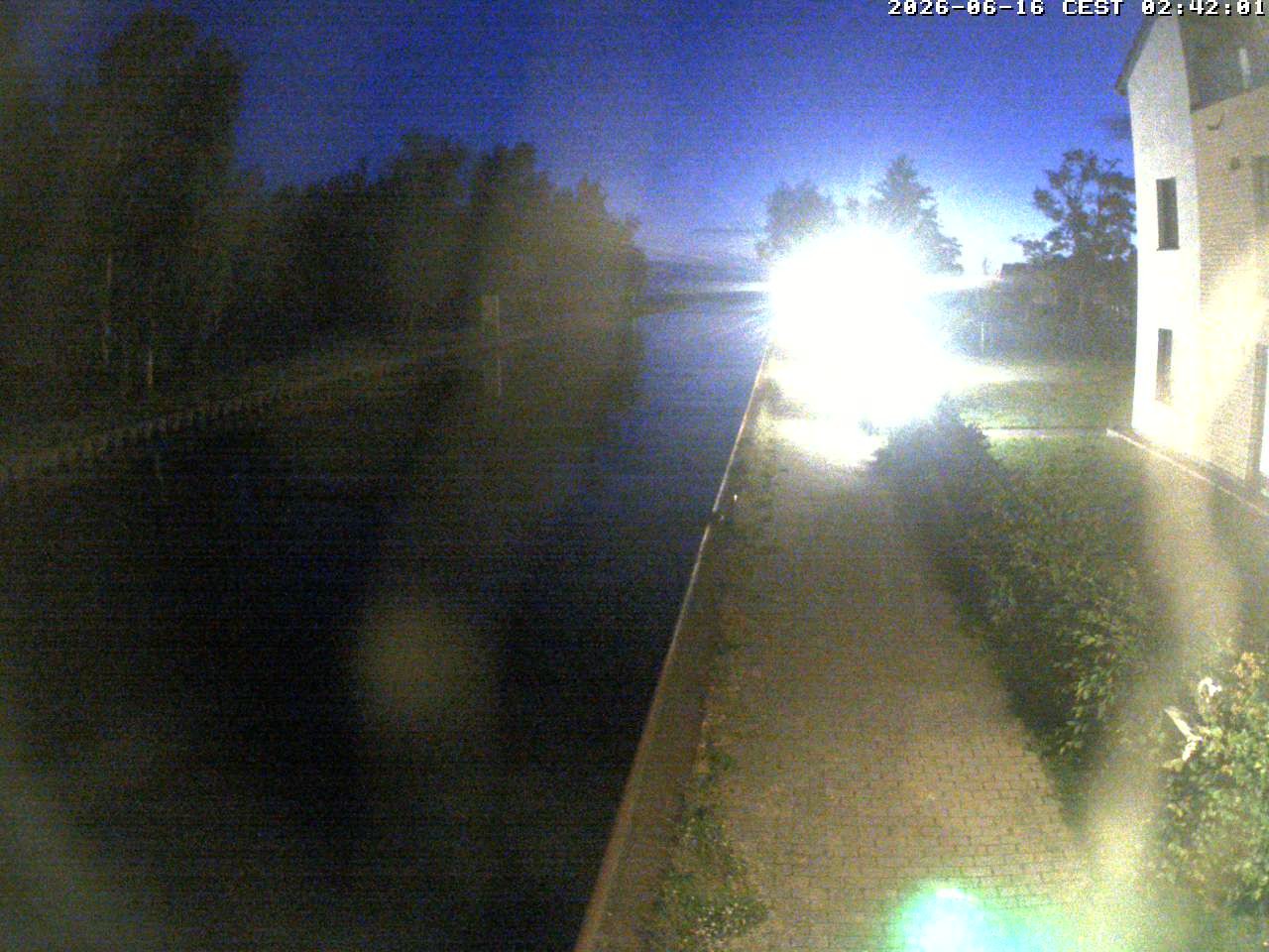 Archiv Foto Webcam Hafendorf Müritz: Kanal vom Claassee zur Müritz