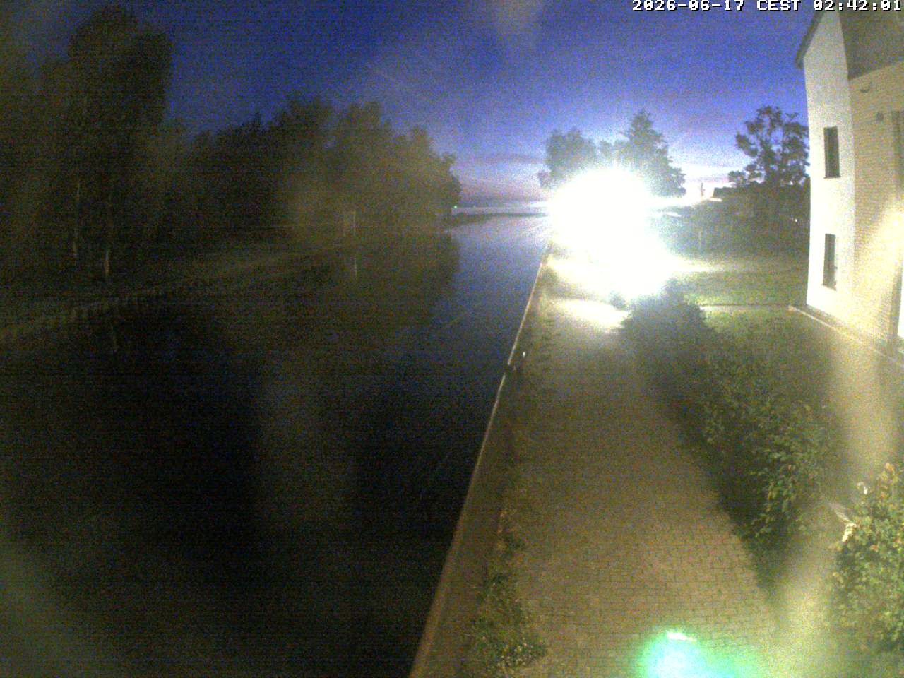Archiv Foto Webcam Hafendorf Müritz: Kanal vom Claassee zur Müritz