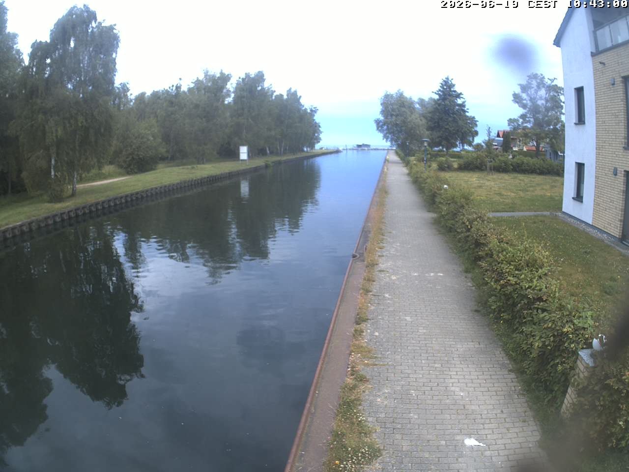 Archiv Foto Webcam Hafendorf Müritz: Kanal vom Claassee zur Müritz