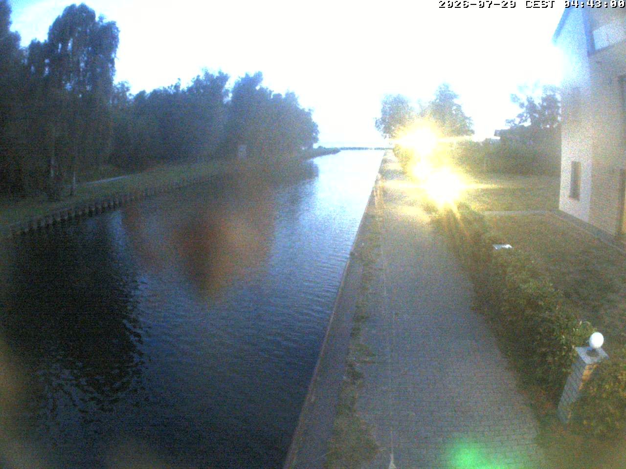 Archiv Foto Webcam Hafendorf Müritz: Kanal vom Claassee zur Müritz