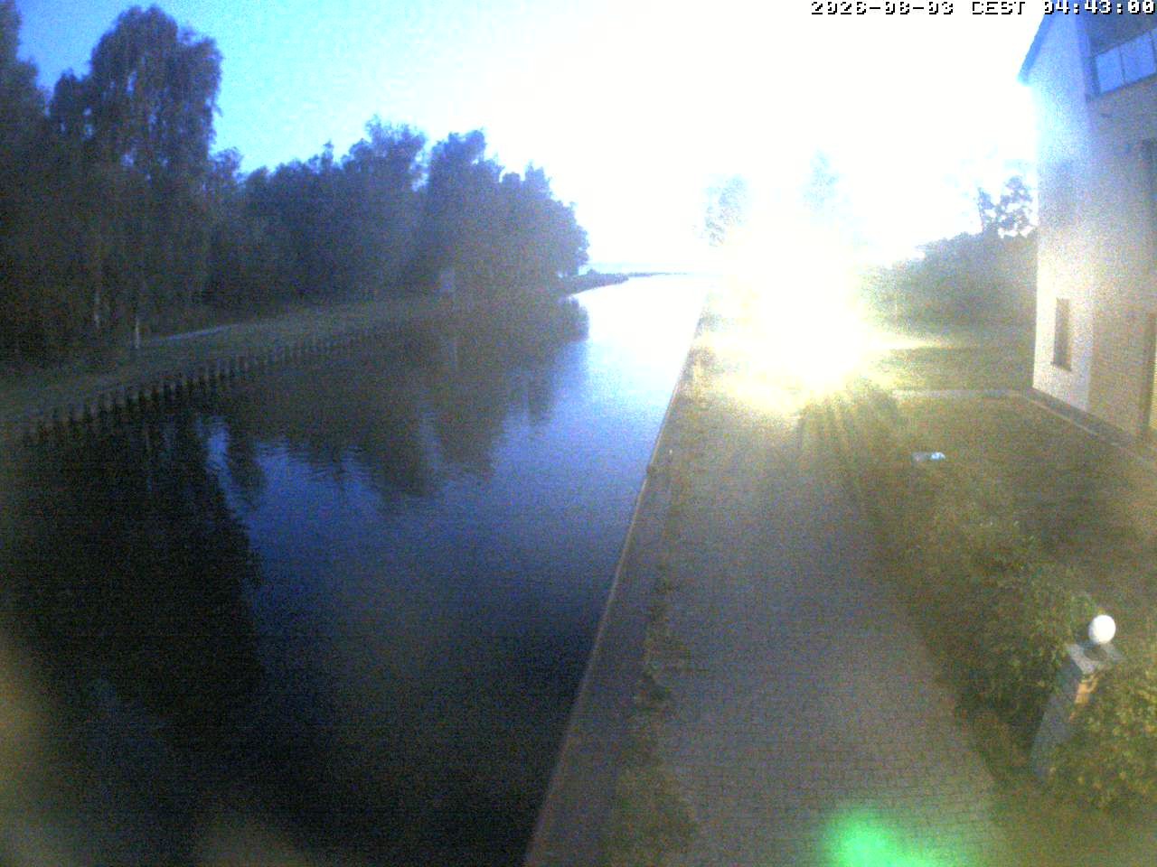 Archiv Foto Webcam Hafendorf Müritz: Kanal vom Claassee zur Müritz