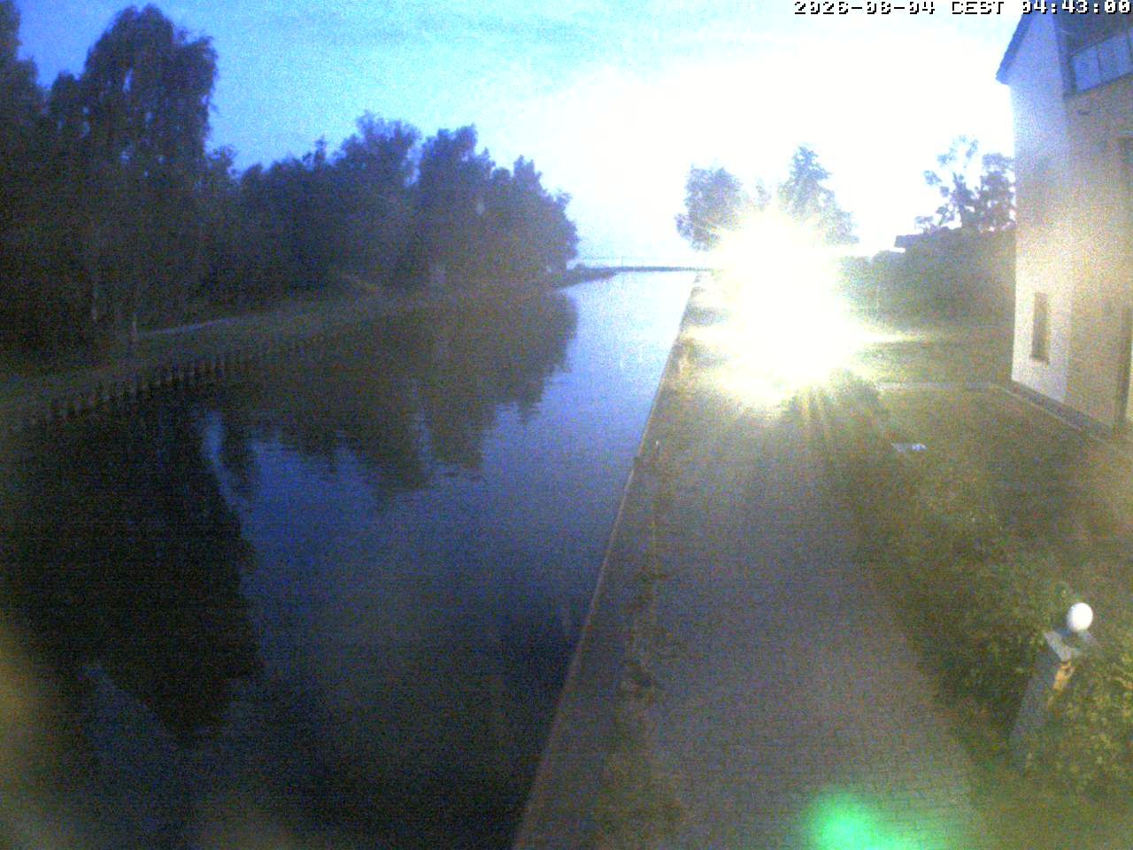 Archiv Foto Webcam Hafendorf Müritz: Kanal vom Claassee zur Müritz