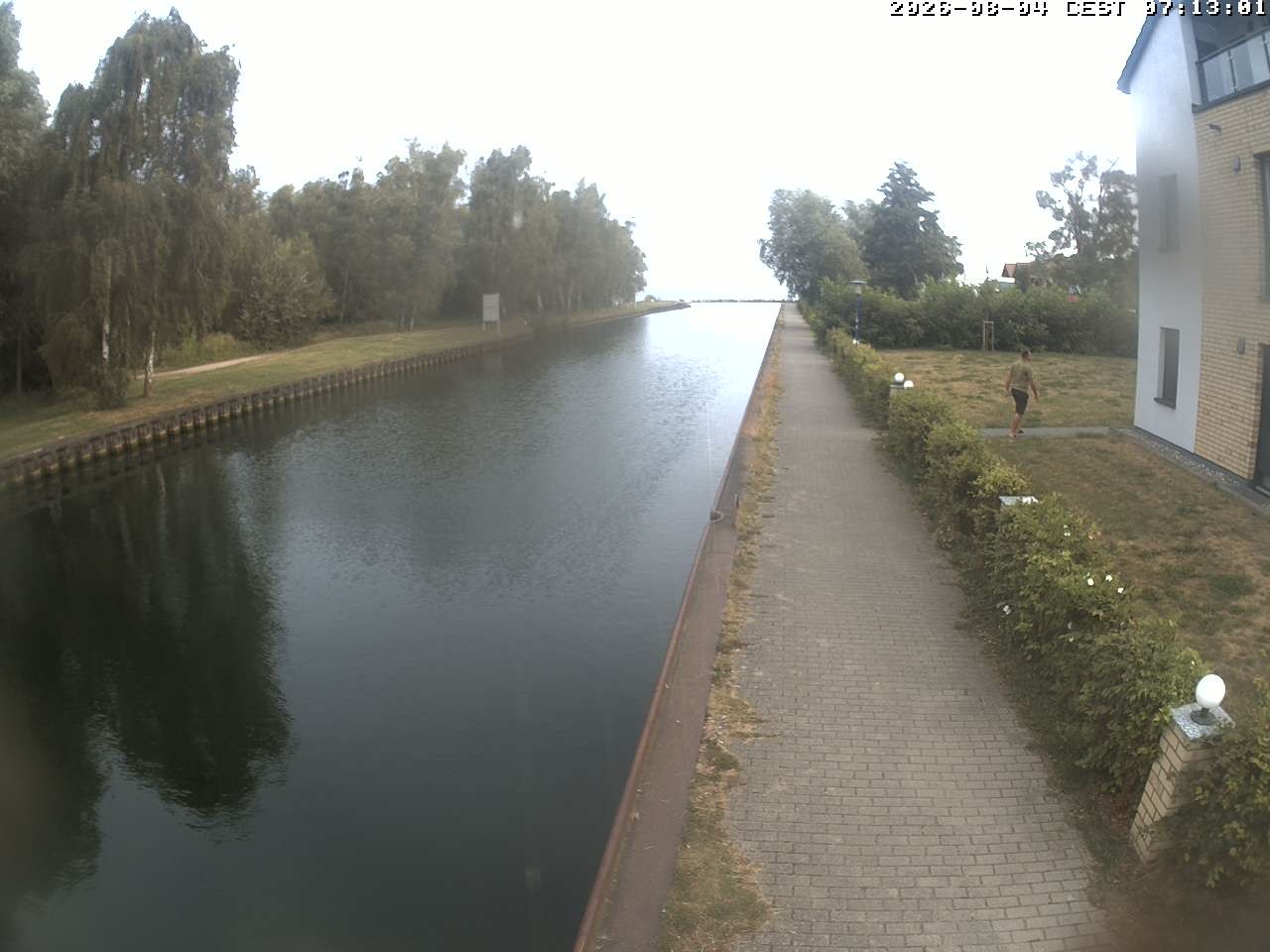 Archiv Foto Webcam Hafendorf Müritz: Kanal vom Claassee zur Müritz