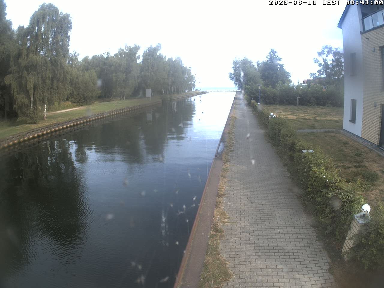 Archived image Webcam Canal Müritz - Claassee