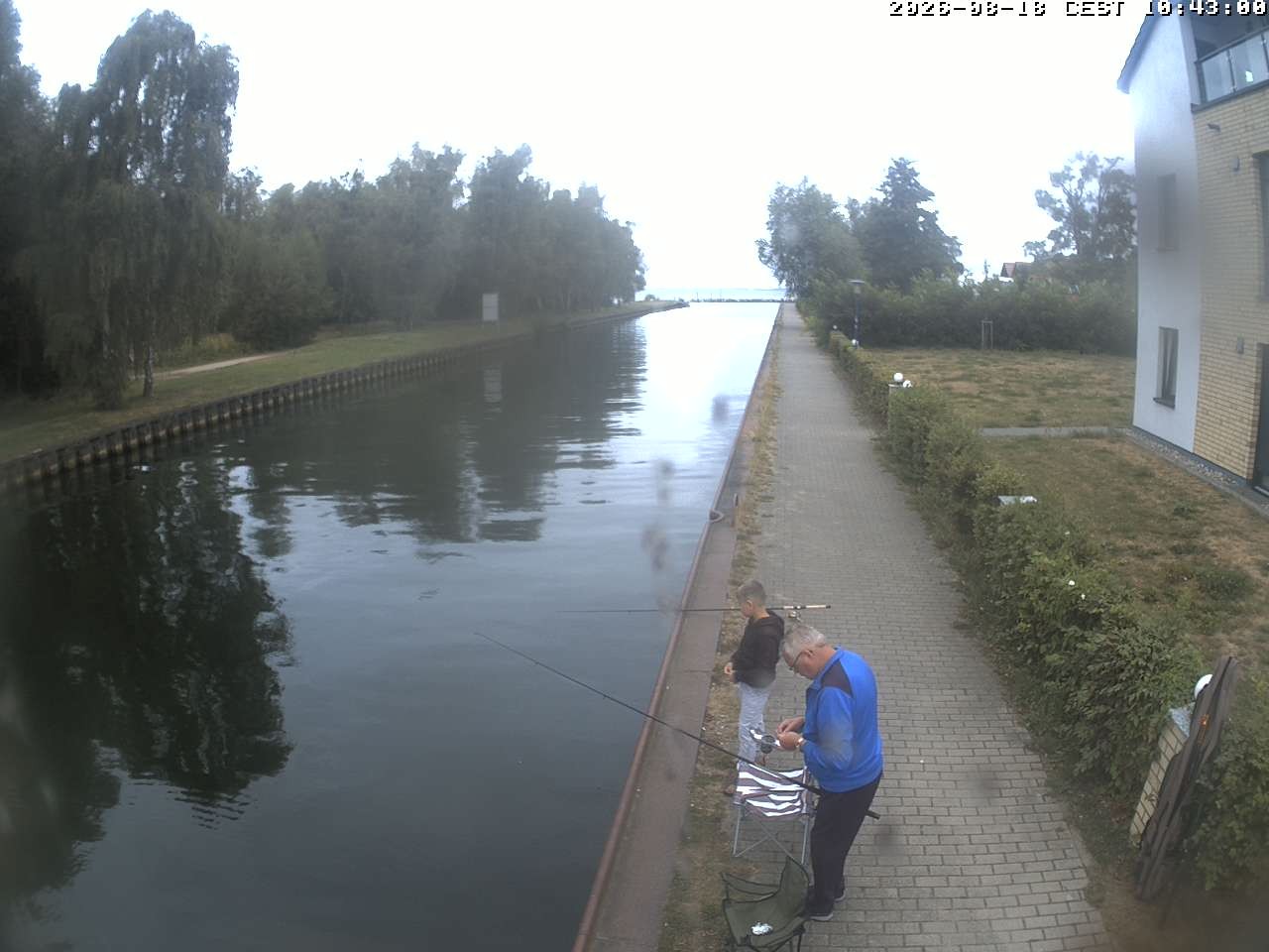 Archived image Webcam Canal Müritz - Claassee