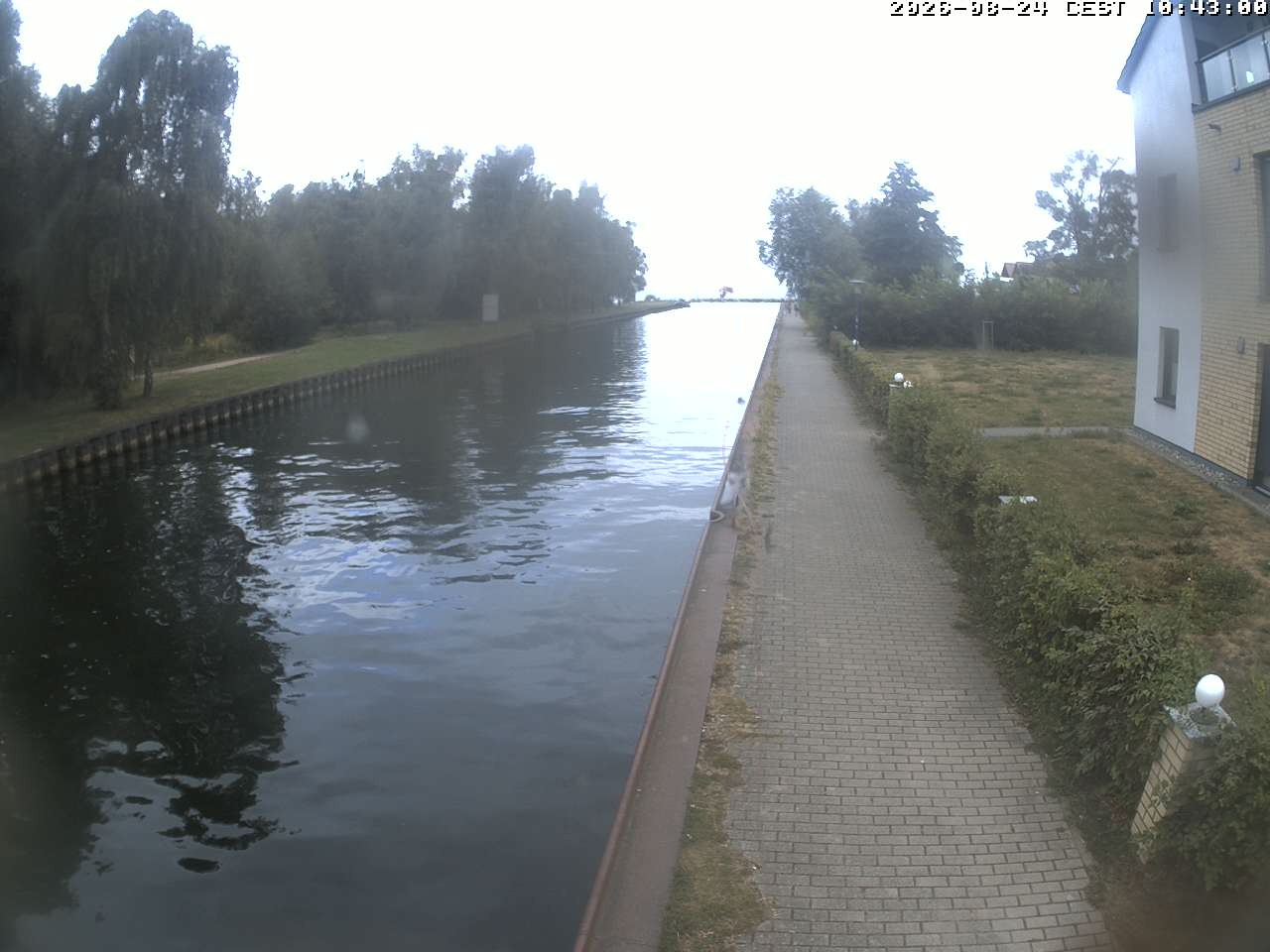 Archiv Foto Webcam Hafendorf Müritz: Kanal vom Claassee zur Müritz