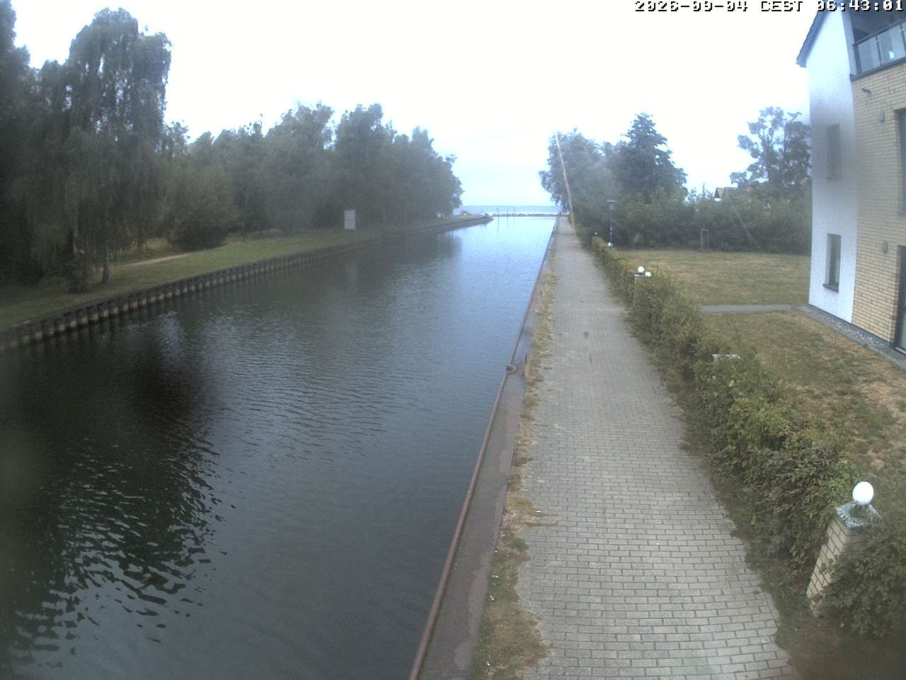 Archiv Foto Webcam Hafendorf Müritz: Kanal vom Claassee zur Müritz