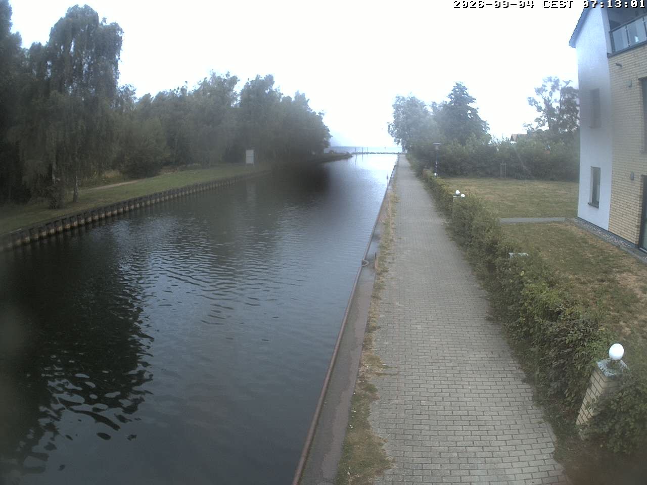 Archiv Foto Webcam Hafendorf Müritz: Kanal vom Claassee zur Müritz