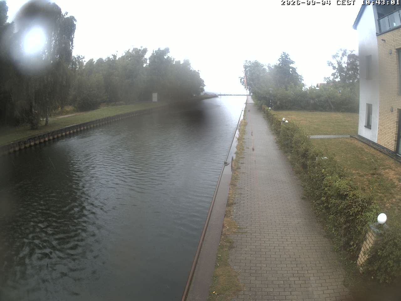 Archiv Foto Webcam Hafendorf Müritz: Kanal vom Claassee zur Müritz