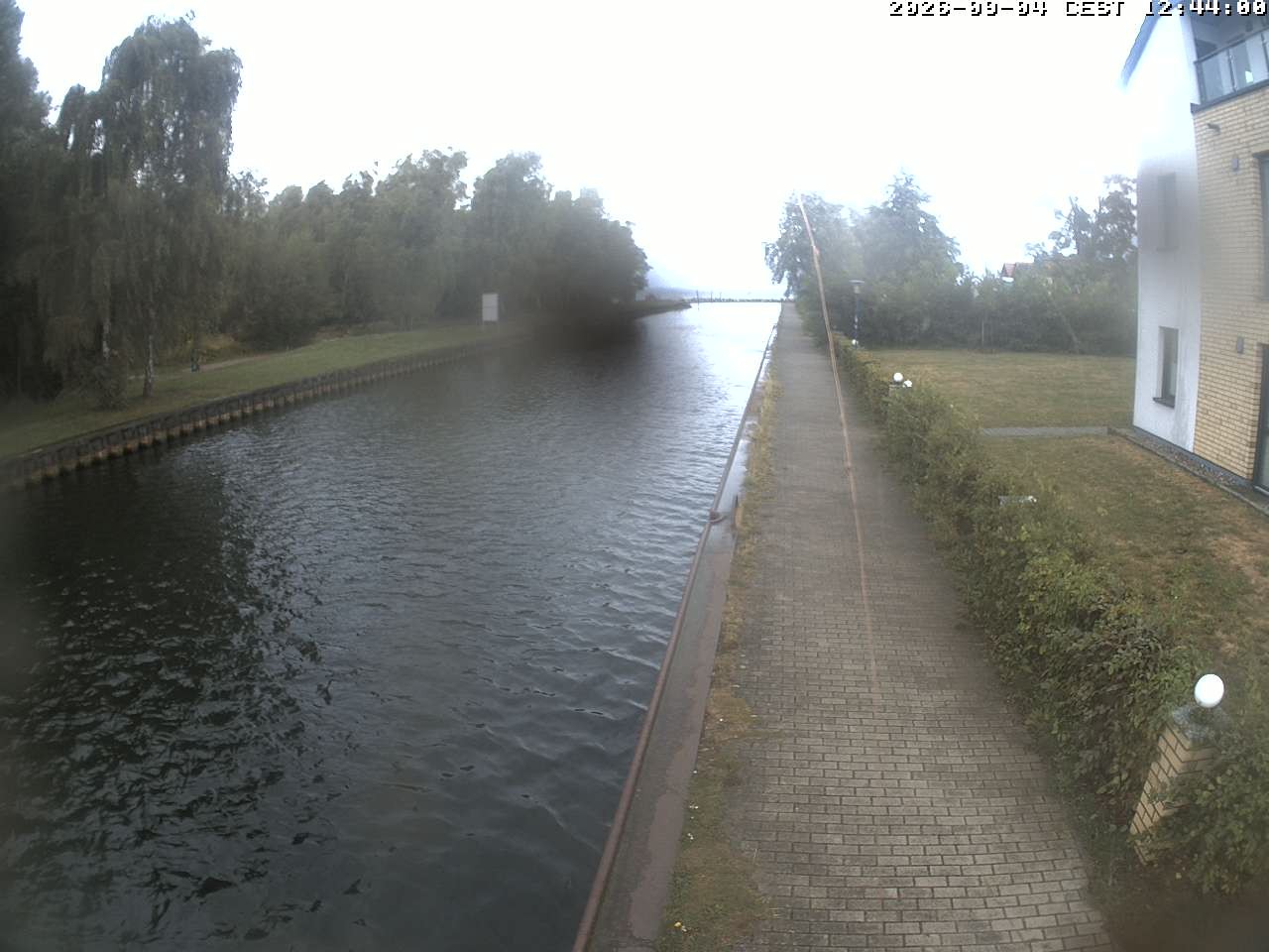 Archiv Foto Webcam Hafendorf Müritz: Kanal vom Claassee zur Müritz