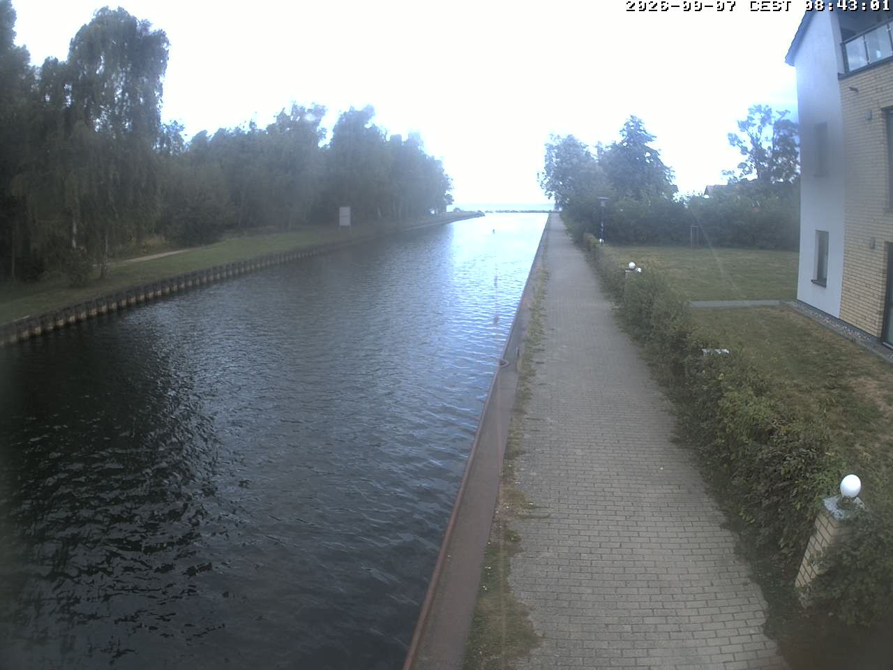 Archiv Foto Webcam Hafendorf Müritz: Kanal vom Claassee zur Müritz