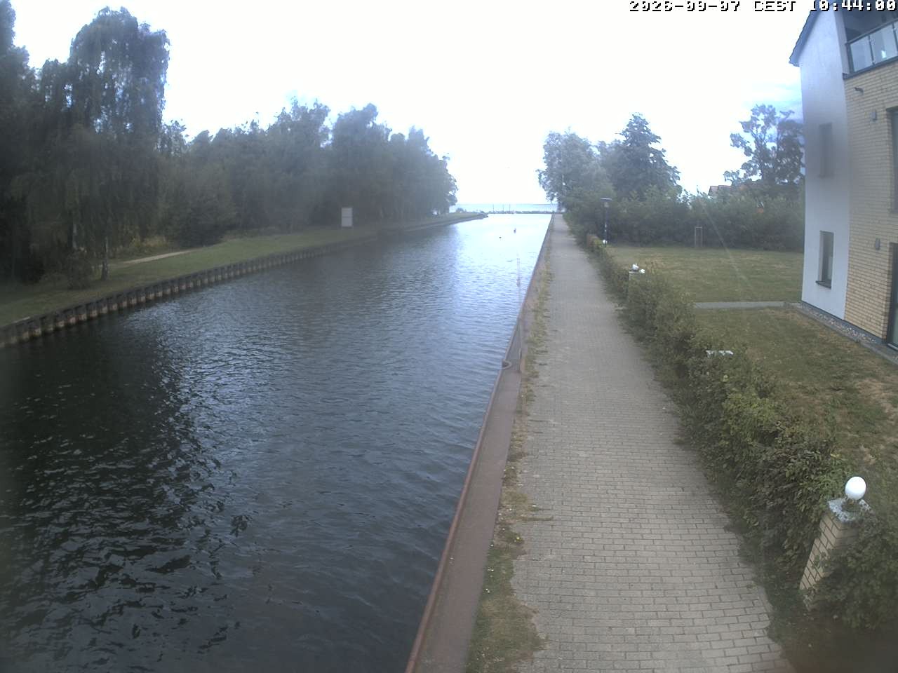 Archiv Foto Webcam Hafendorf Müritz: Kanal vom Claassee zur Müritz