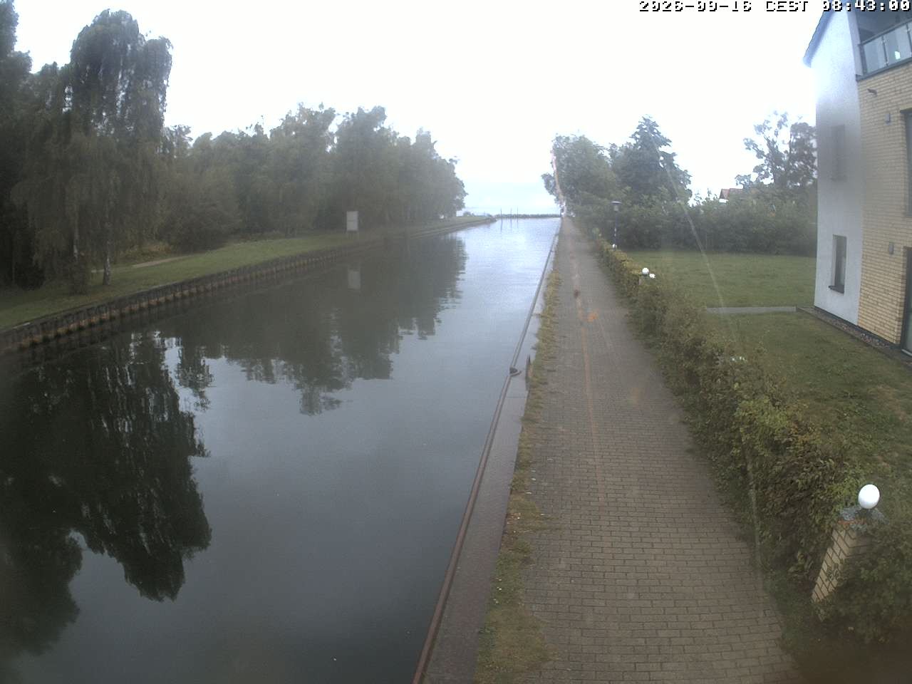Archiv Foto Webcam Hafendorf Müritz: Kanal vom Claassee zur Müritz