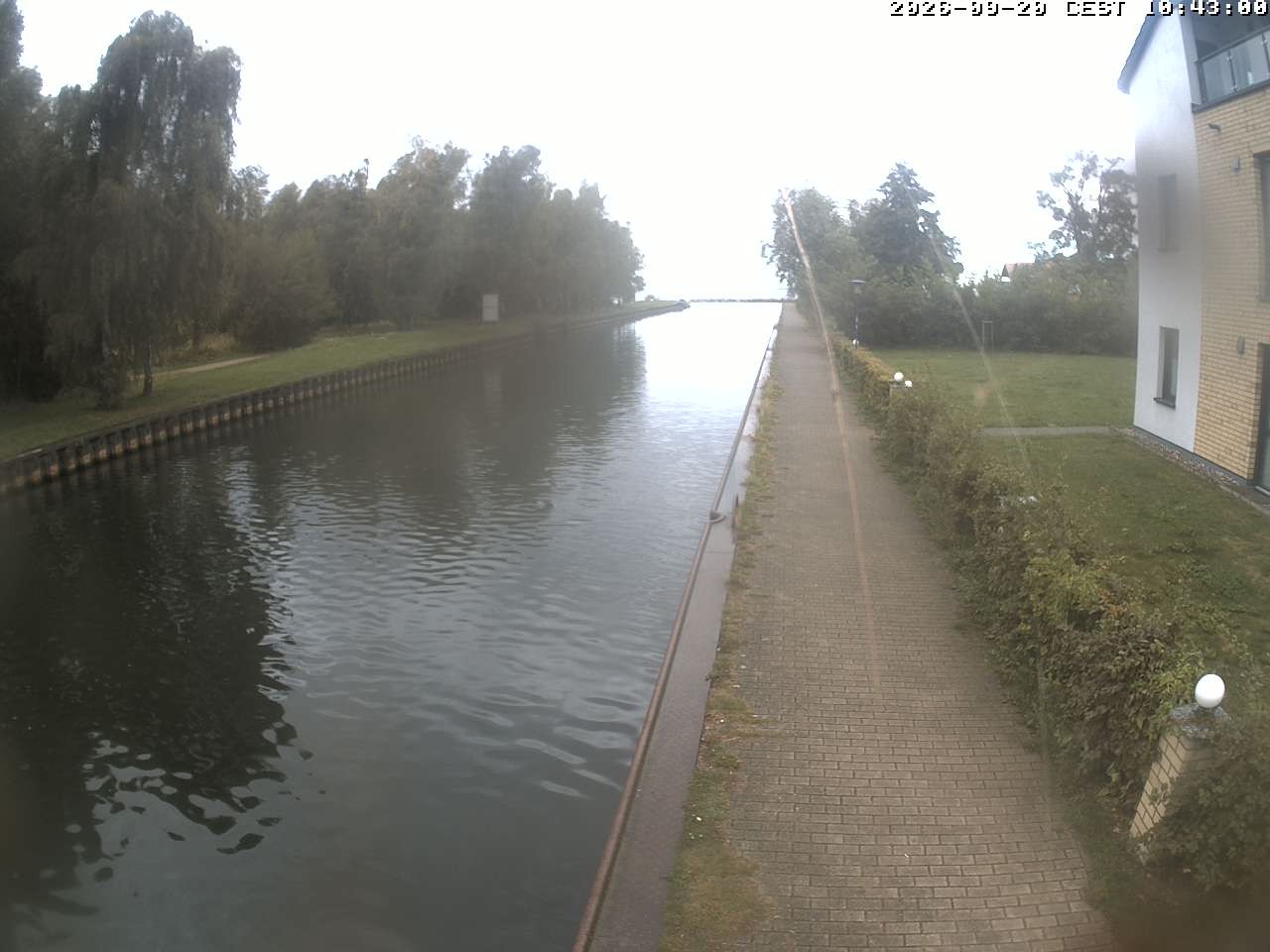 Archiv Foto Webcam Hafendorf Müritz: Kanal vom Claassee zur Müritz