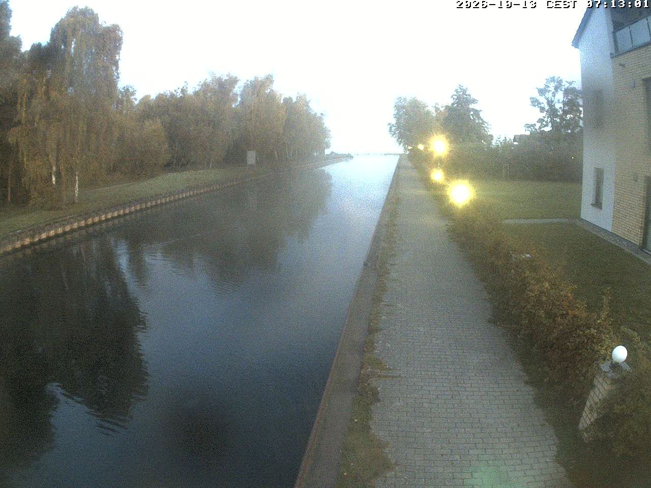 Archiv Foto Webcam Hafendorf Müritz: Kanal vom Claassee zur Müritz