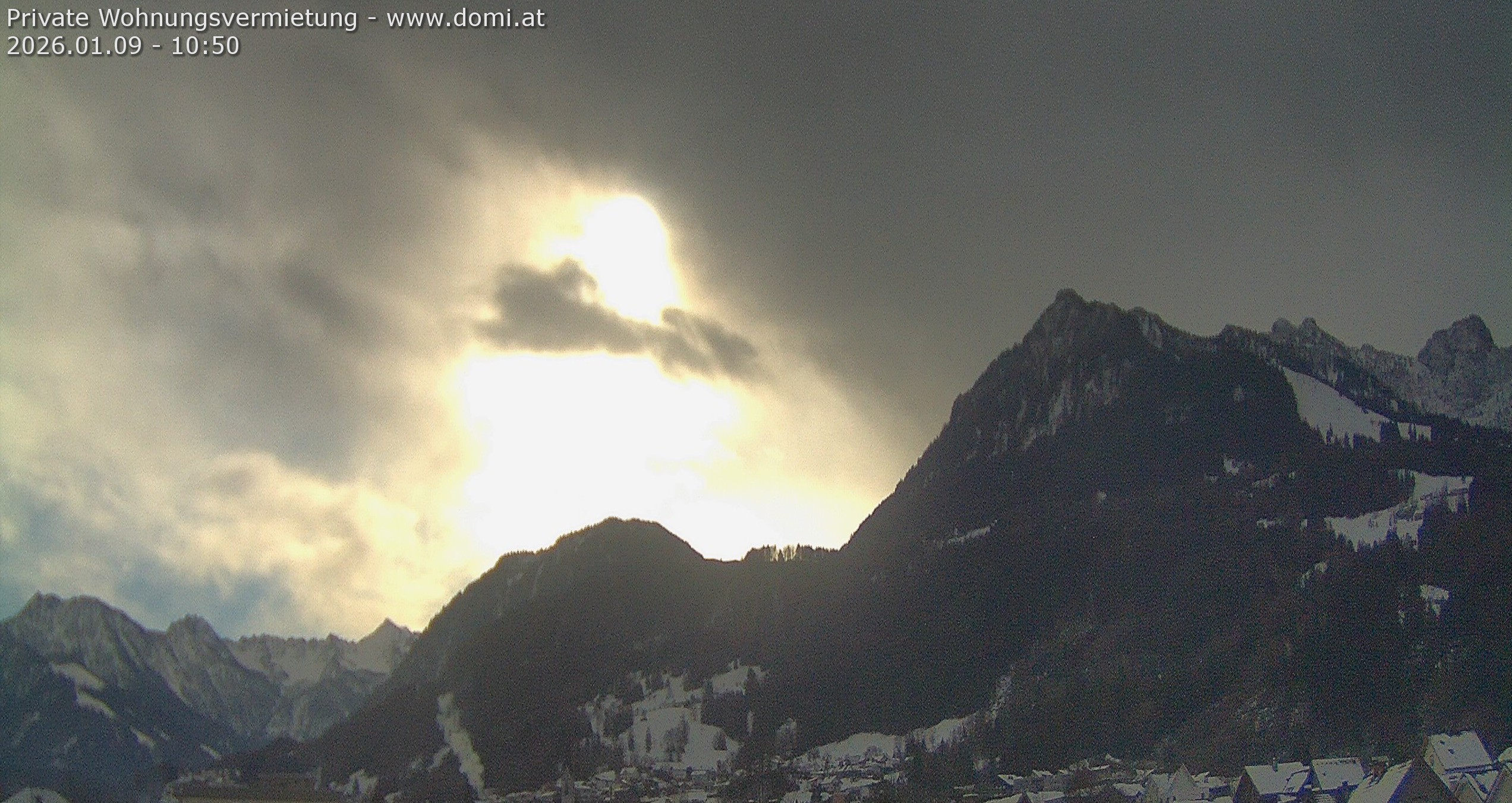 Archived image Webcam View of the Bazora in Gurtis from Frastanz