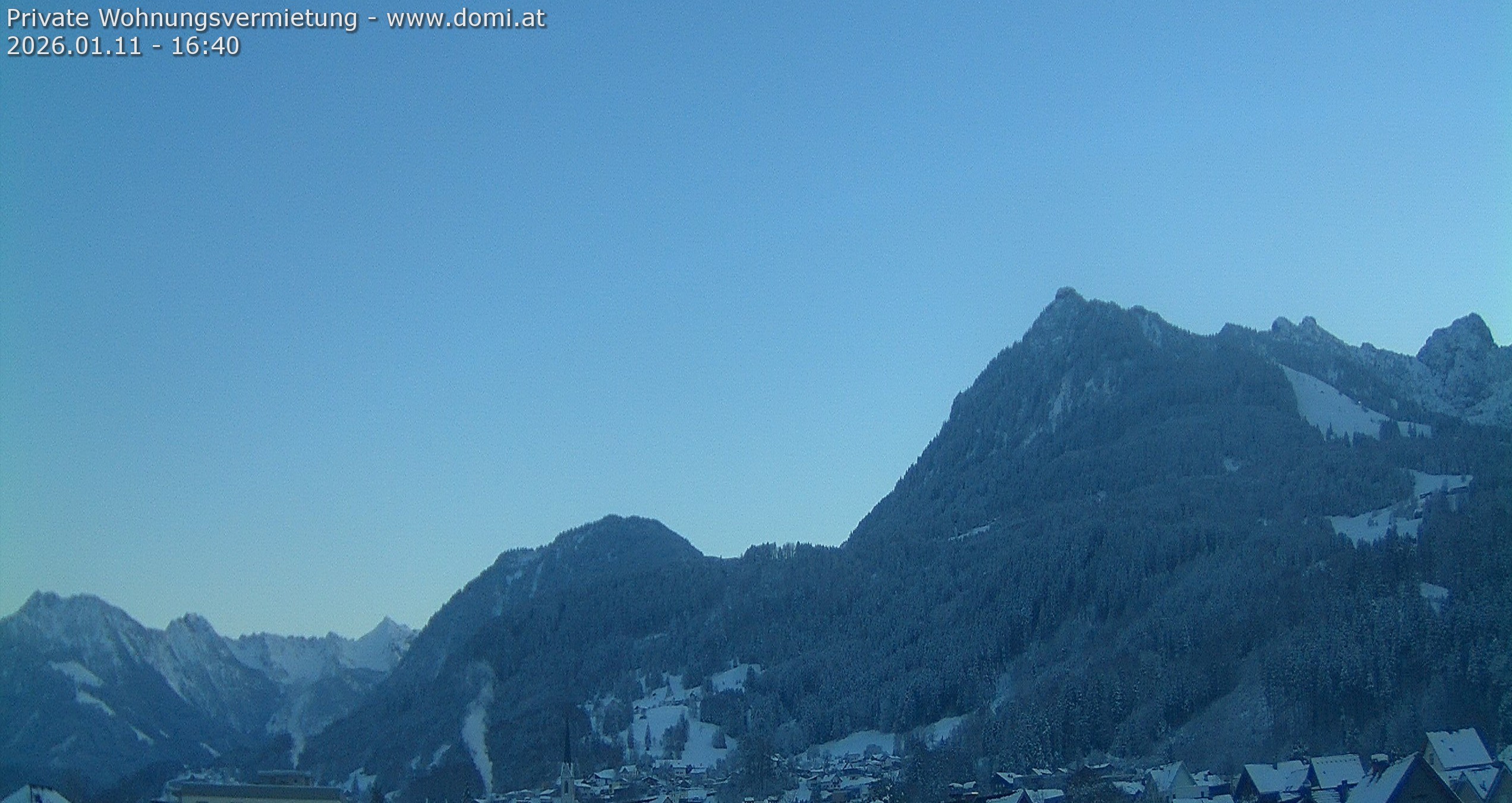 Archived image Webcam View of the Bazora in Gurtis from Frastanz