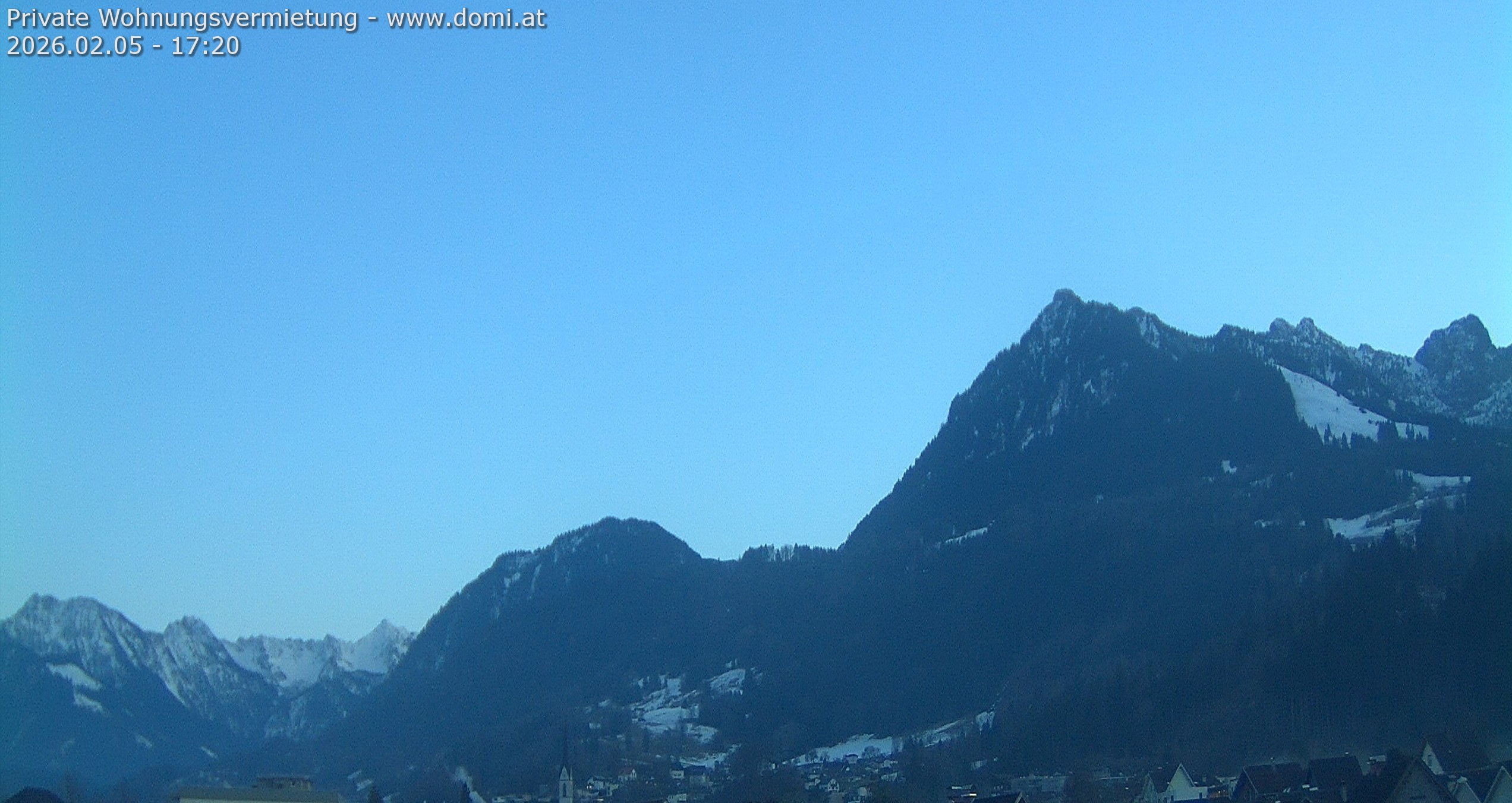 Archiv Foto Webcam Ausblick von Frastanz aus auf die Bazora in Gurtis