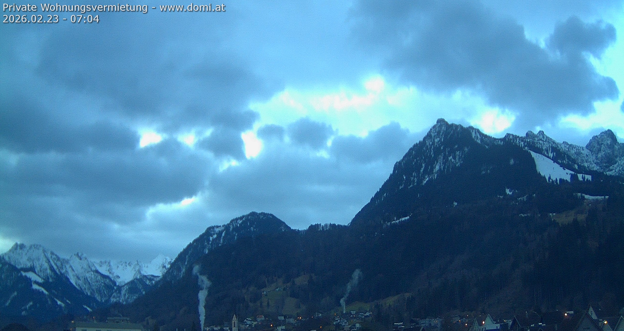 Archiv Foto Webcam Ausblick von Frastanz aus auf die Bazora in Gurtis