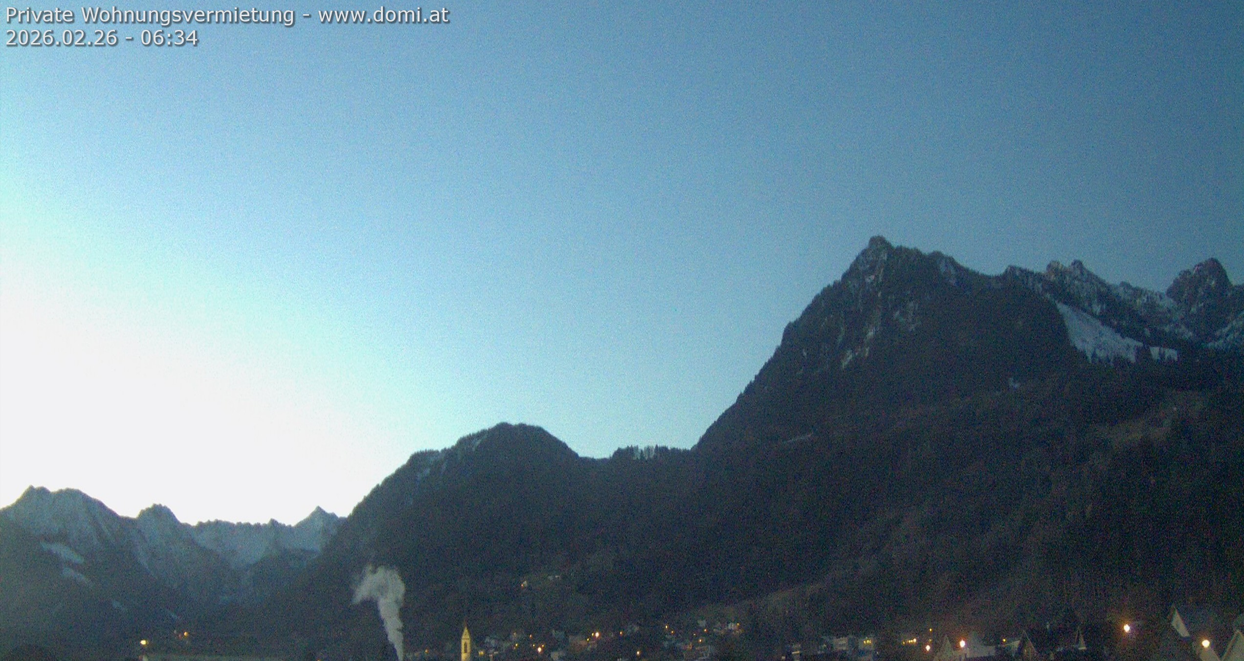 Archived image Webcam View of the Bazora in Gurtis from Frastanz