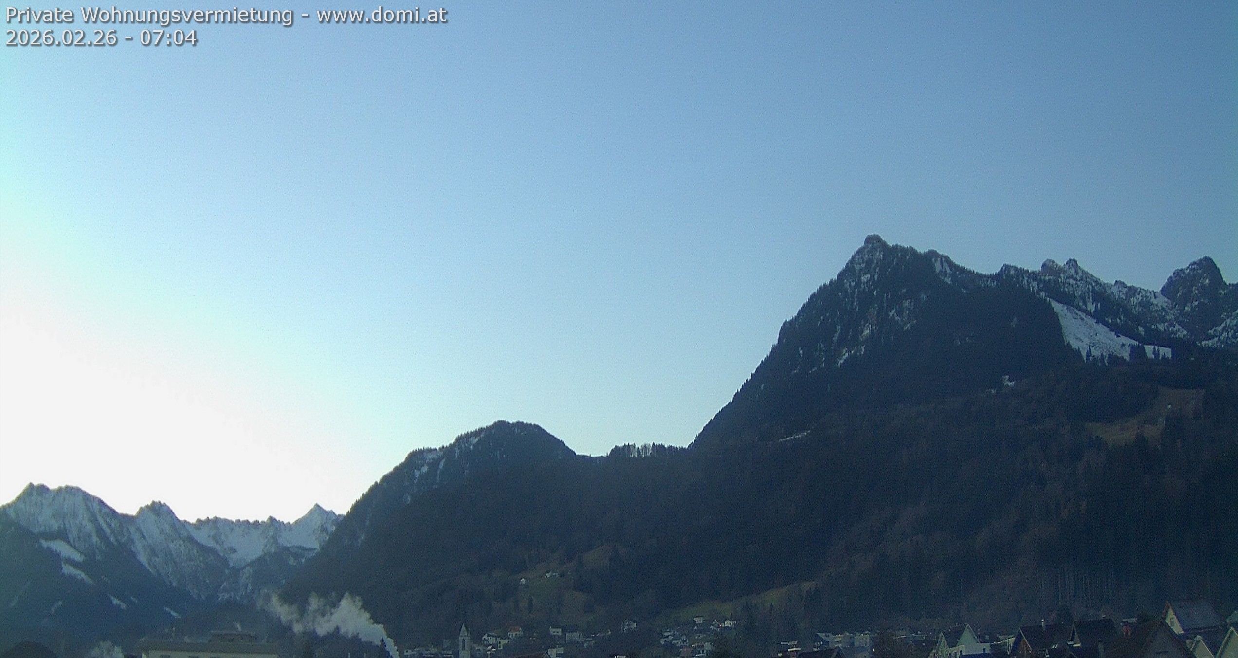 Archived image Webcam View of the Bazora in Gurtis from Frastanz