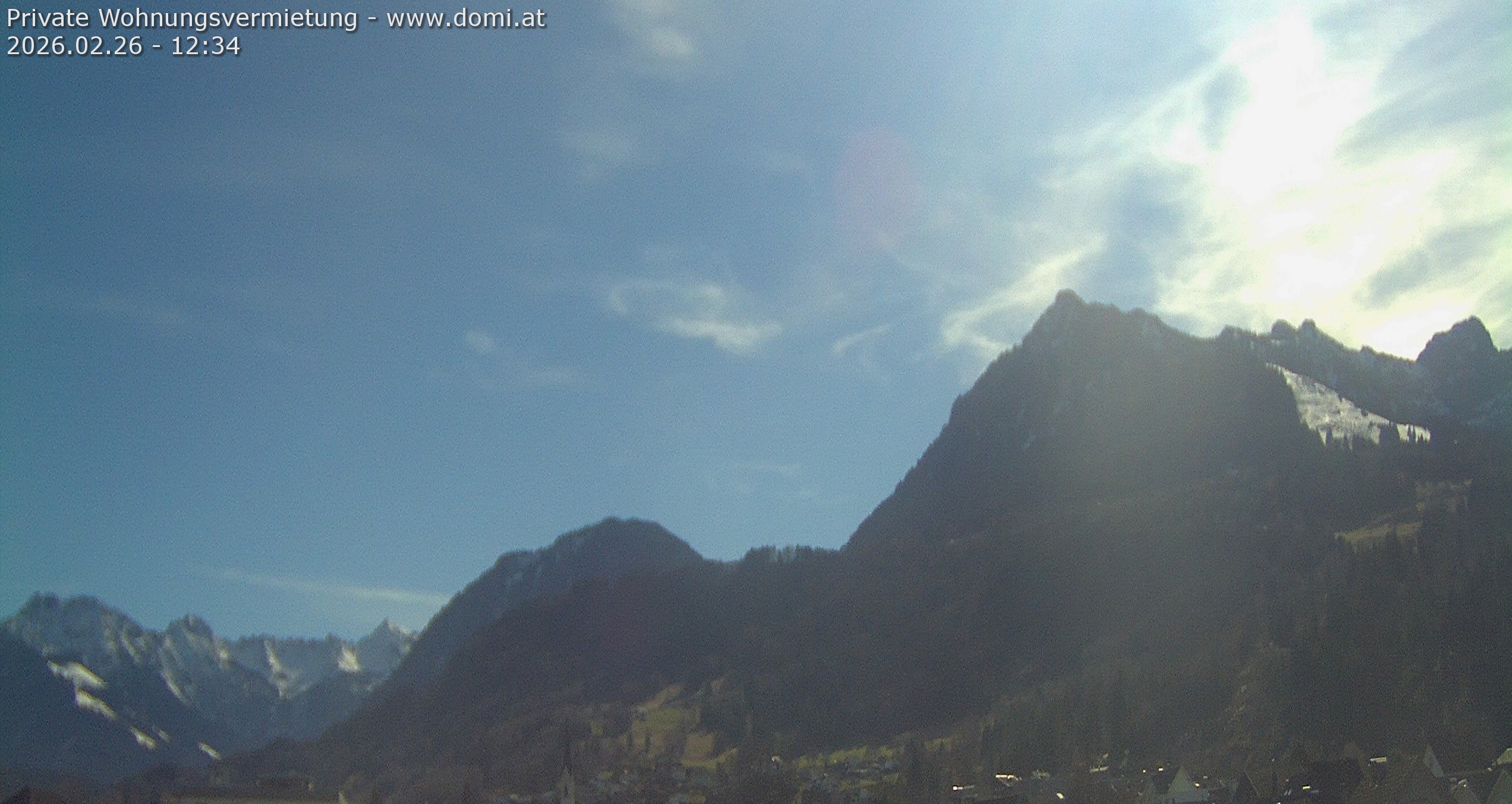 Archived image Webcam View of the Bazora in Gurtis from Frastanz