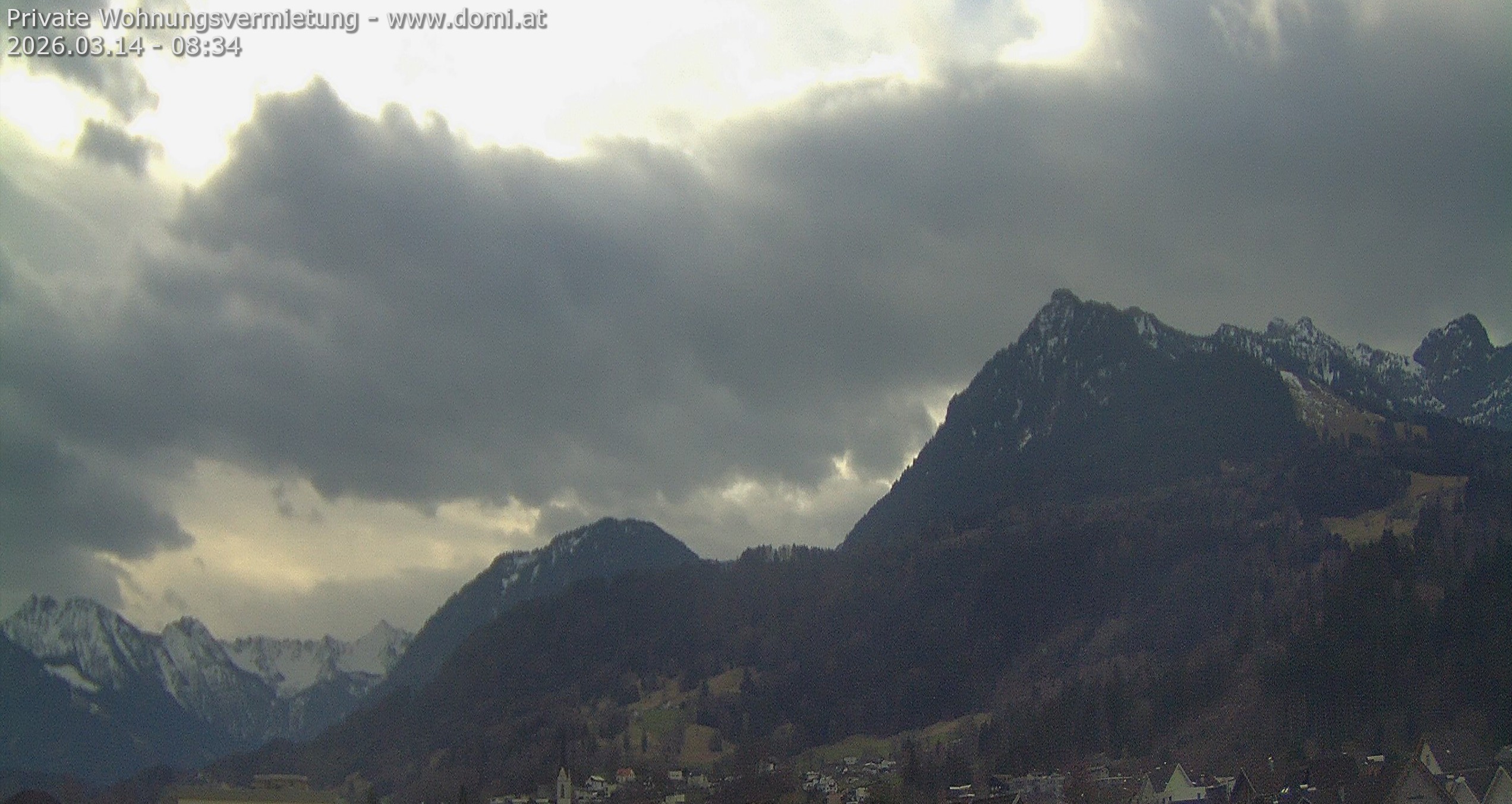 Archived image Webcam View of the Bazora in Gurtis from Frastanz