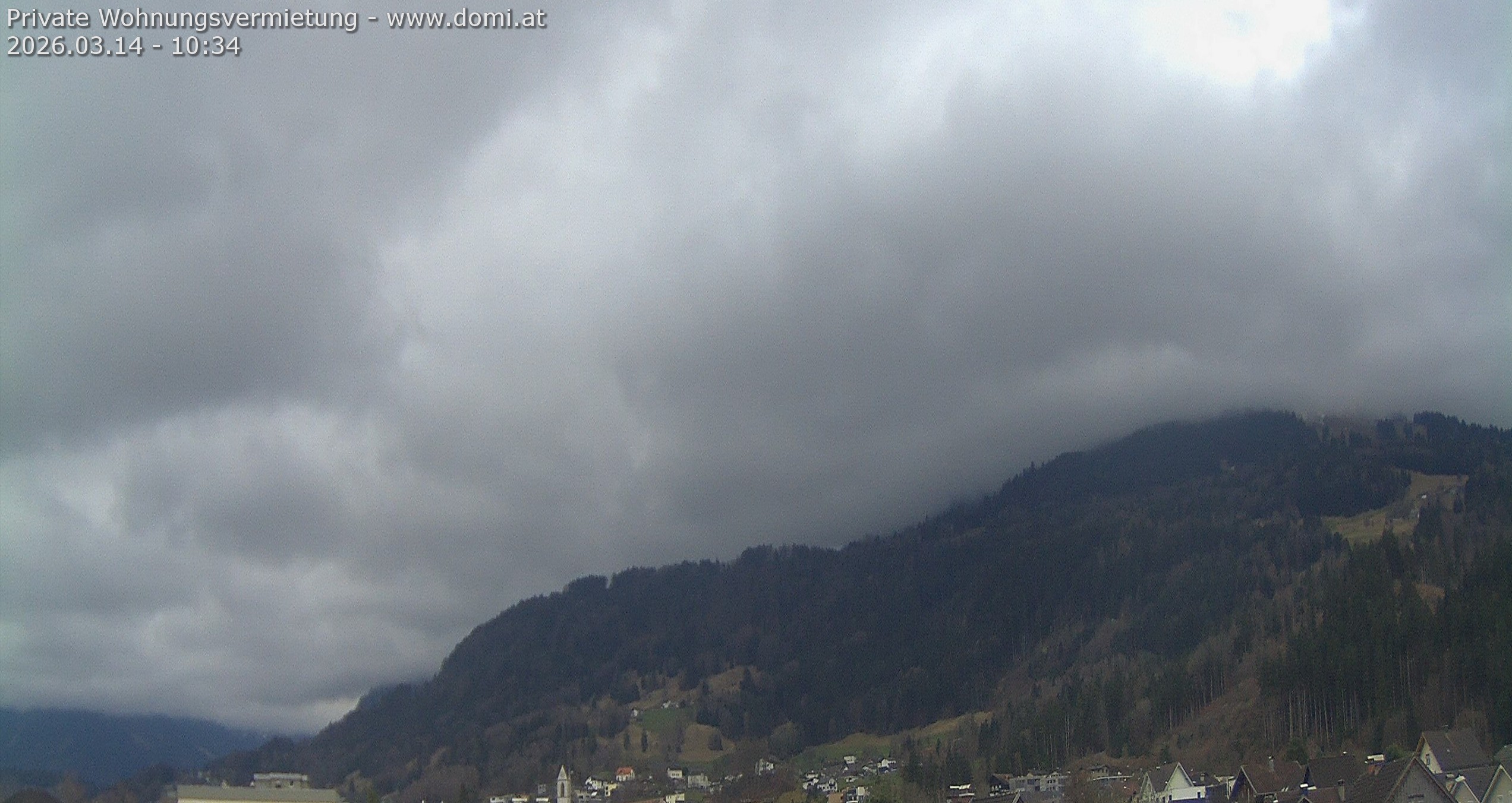 Archived image Webcam View of the Bazora in Gurtis from Frastanz