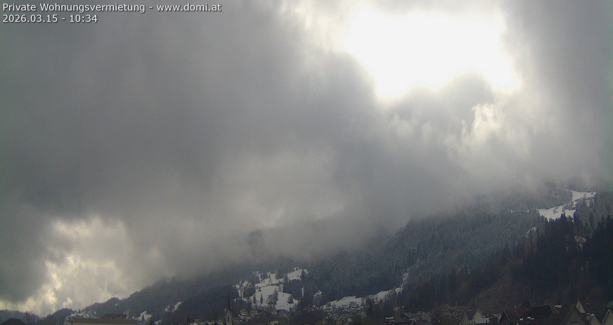 Archived image Webcam View of the Bazora in Gurtis from Frastanz