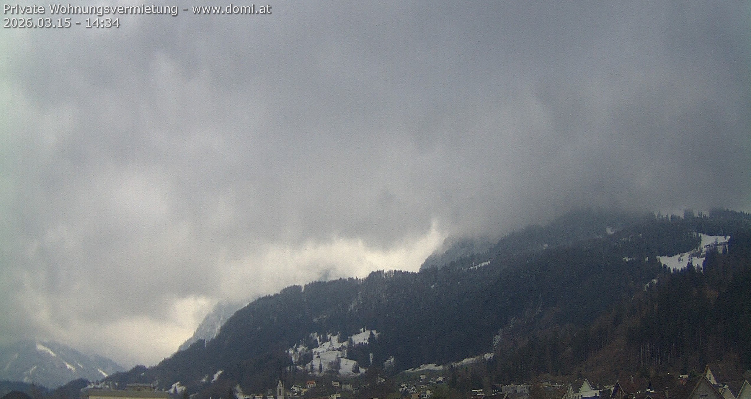 Archived image Webcam View of the Bazora in Gurtis from Frastanz