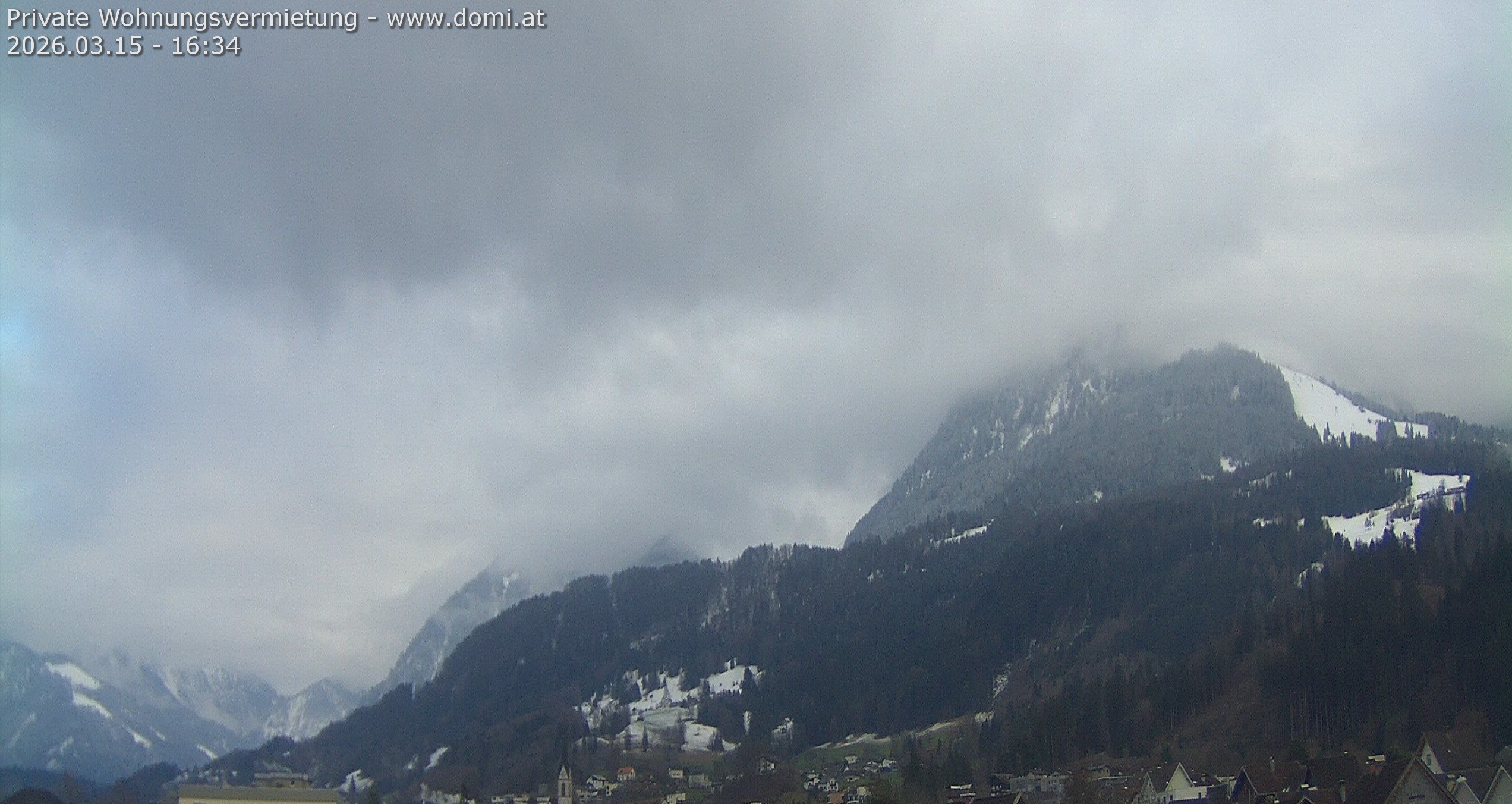 Archived image Webcam View of the Bazora in Gurtis from Frastanz