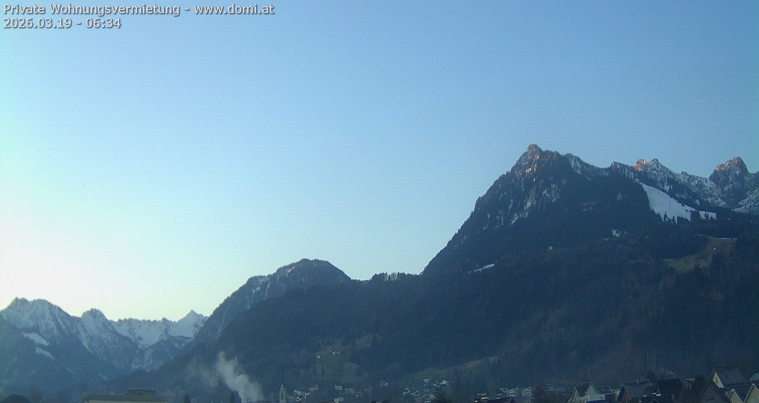 Archived image Webcam View of the Bazora in Gurtis from Frastanz