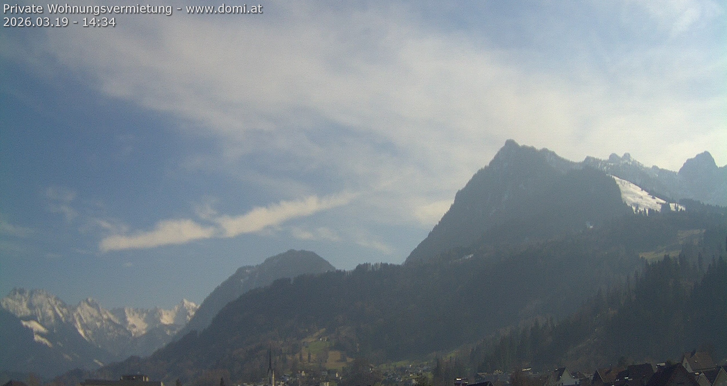 Archiv Foto Webcam Ausblick von Frastanz aus auf die Bazora in Gurtis