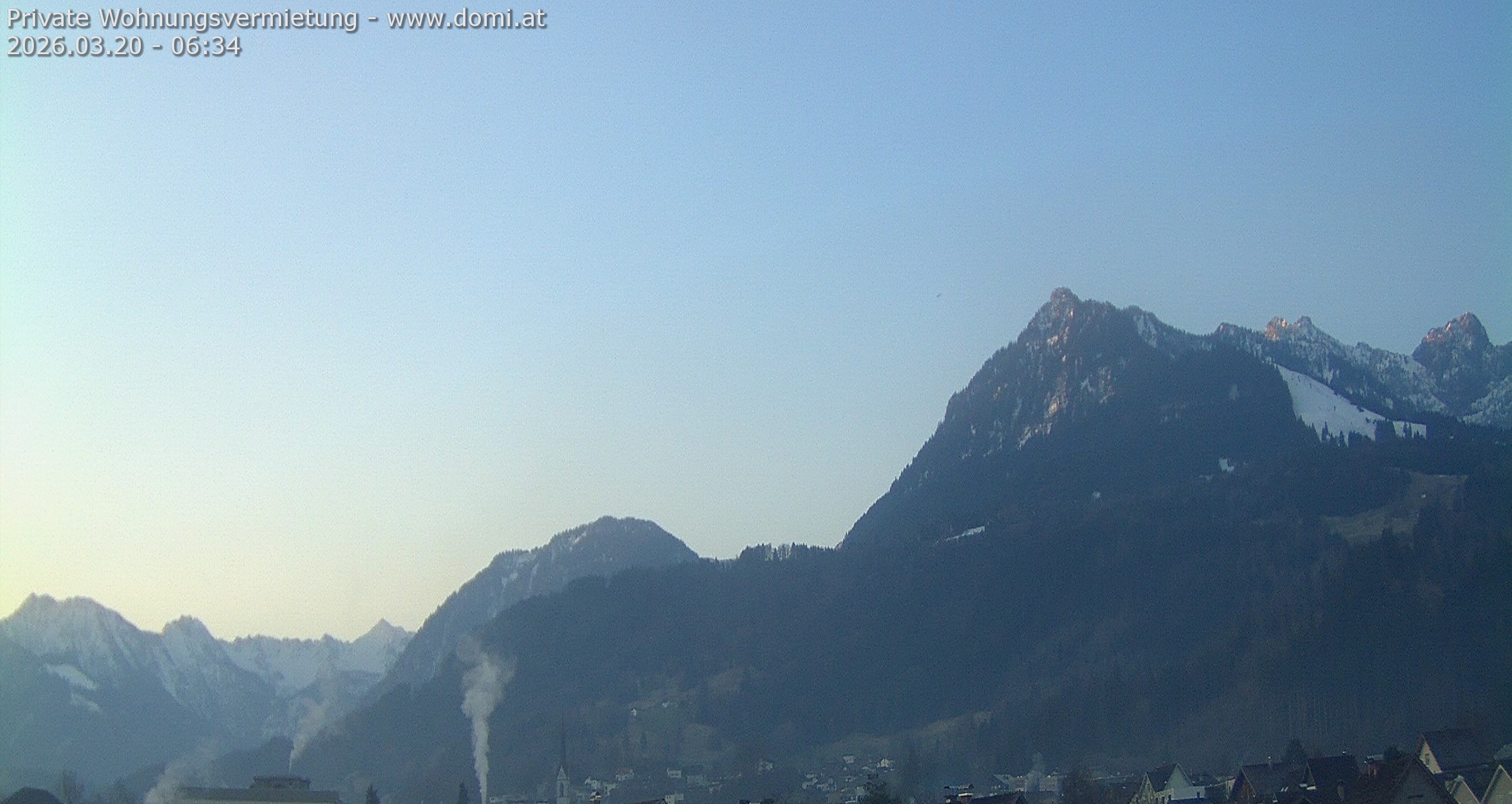 Archived image Webcam View of the Bazora in Gurtis from Frastanz