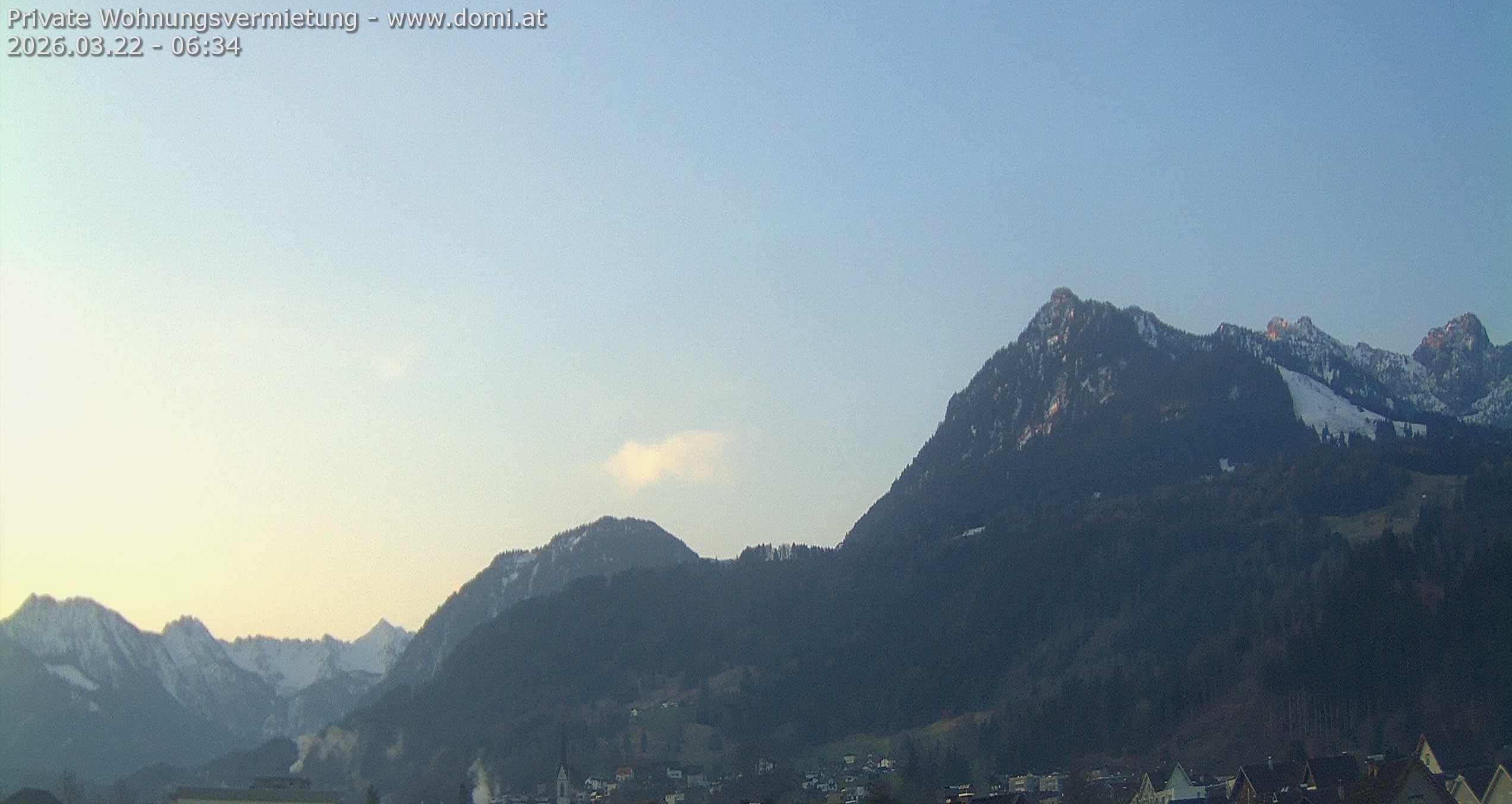 Archiv Foto Webcam Ausblick von Frastanz aus auf die Bazora in Gurtis