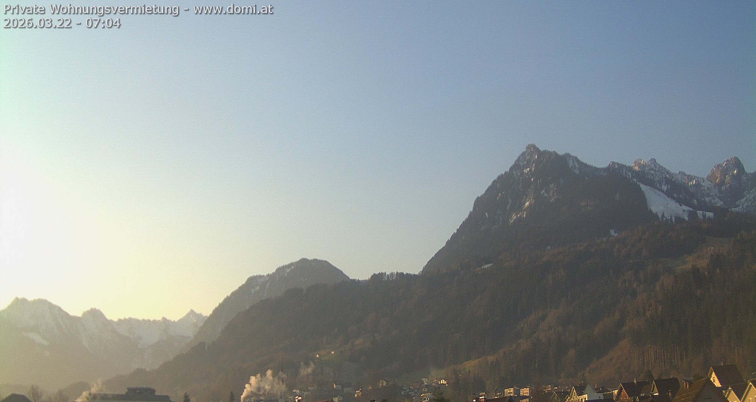 Archiv Foto Webcam Ausblick von Frastanz aus auf die Bazora in Gurtis
