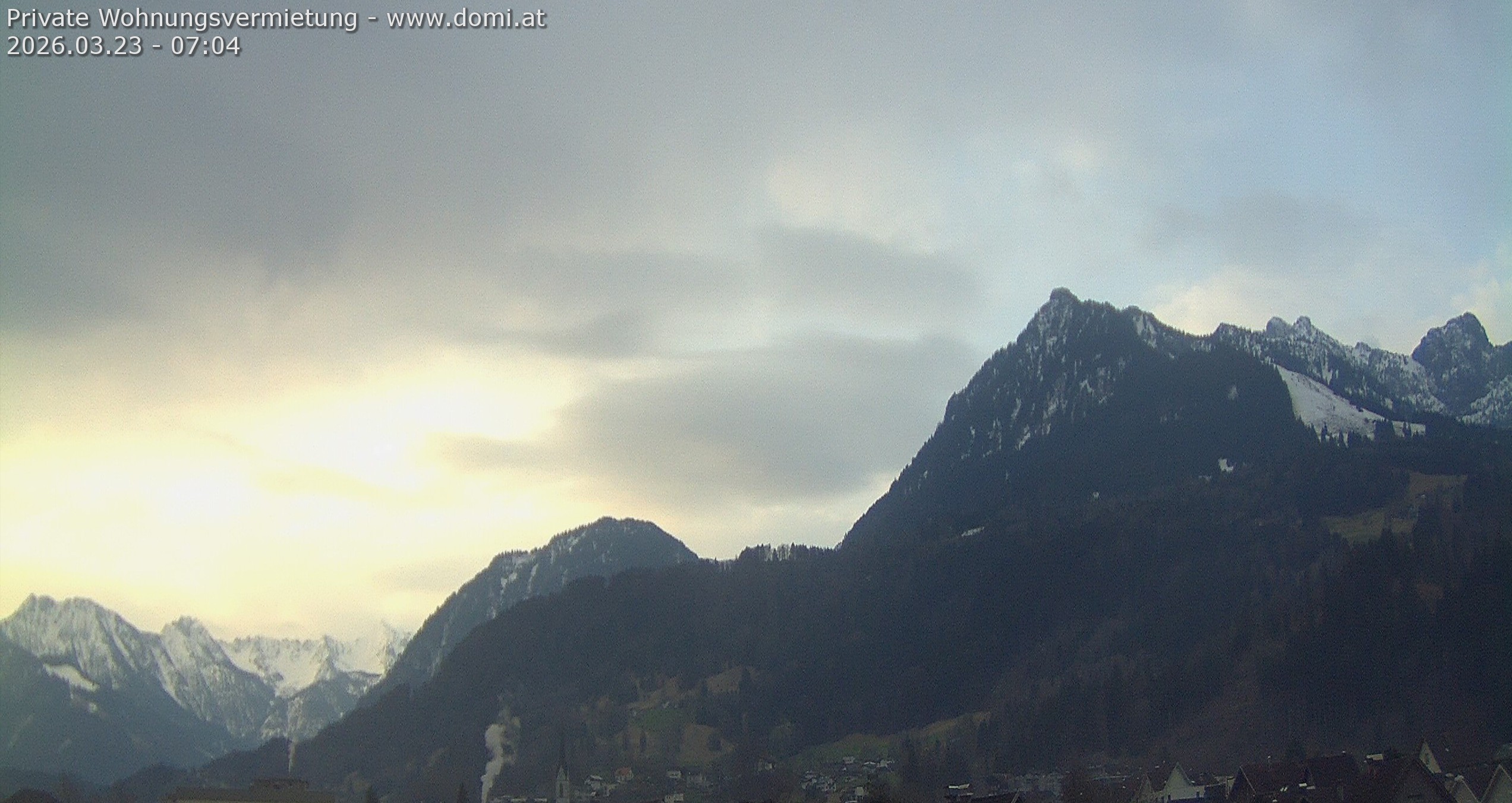 Archiv Foto Webcam Ausblick von Frastanz aus auf die Bazora in Gurtis