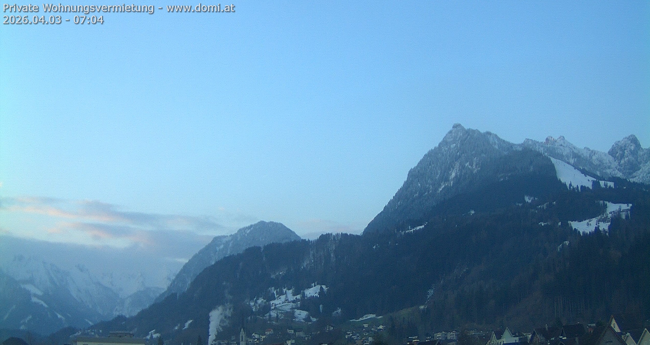Archiv Foto Webcam Ausblick von Frastanz aus auf die Bazora in Gurtis