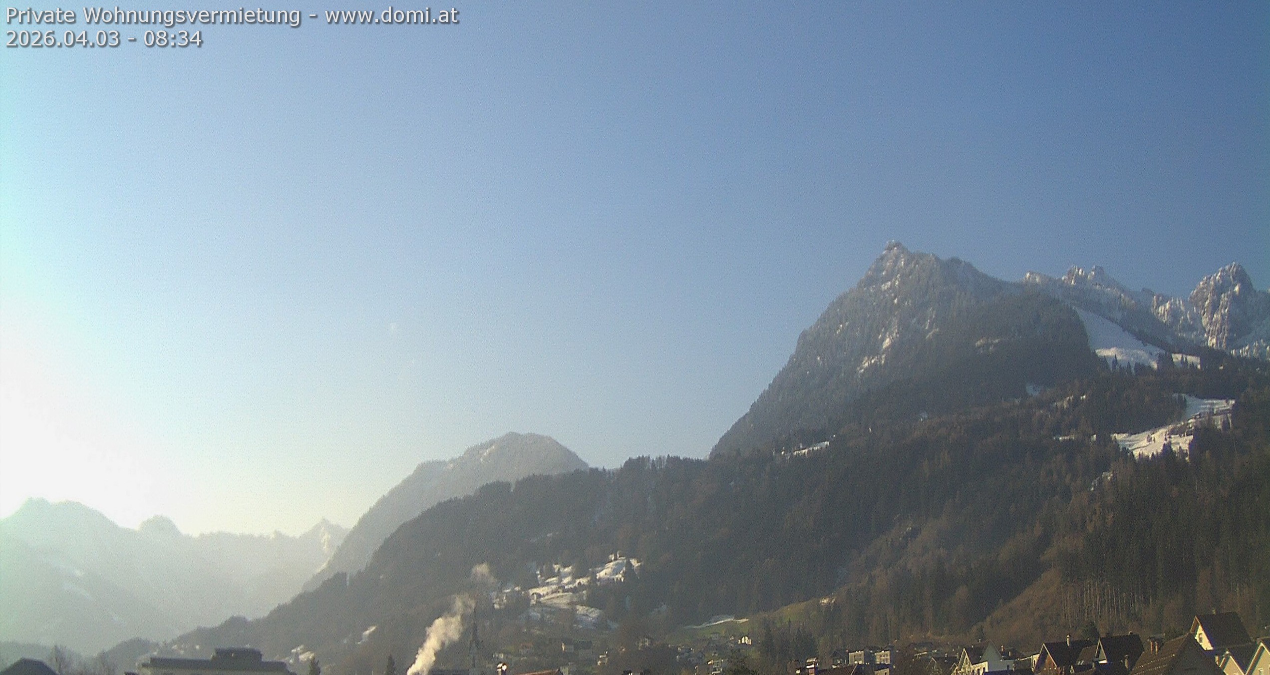 Archiv Foto Webcam Ausblick von Frastanz aus auf die Bazora in Gurtis