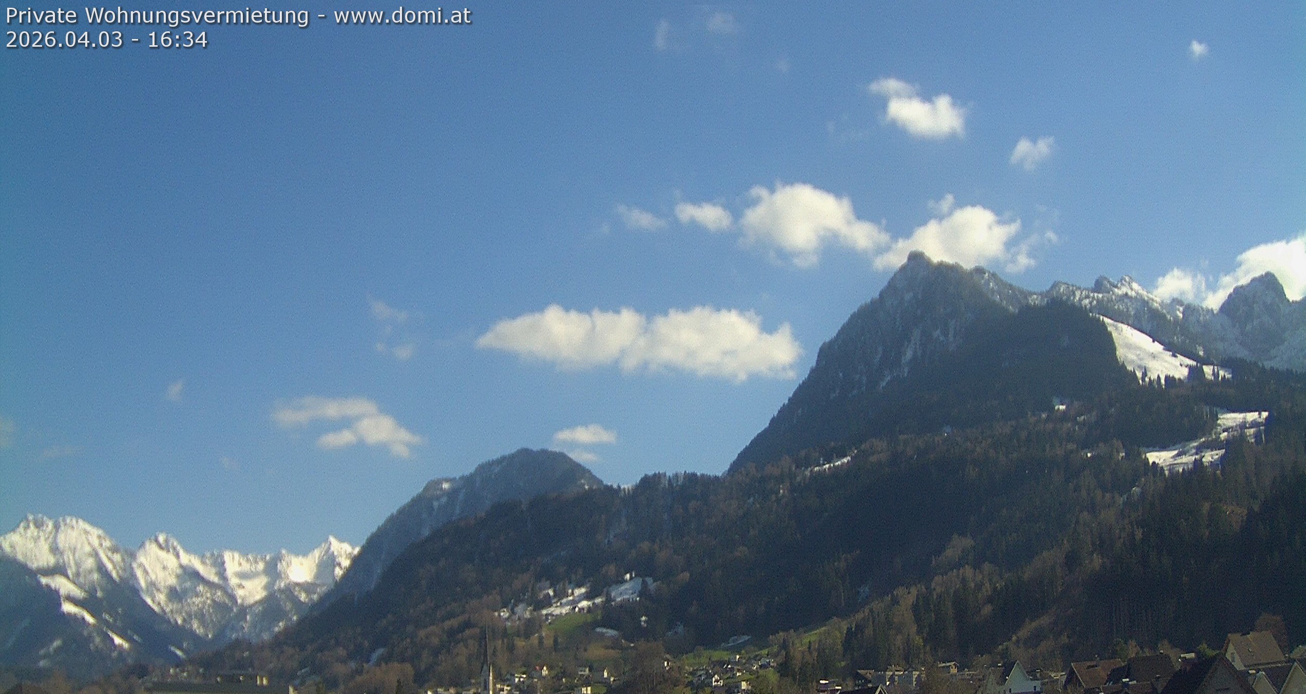 Archiv Foto Webcam Ausblick von Frastanz aus auf die Bazora in Gurtis