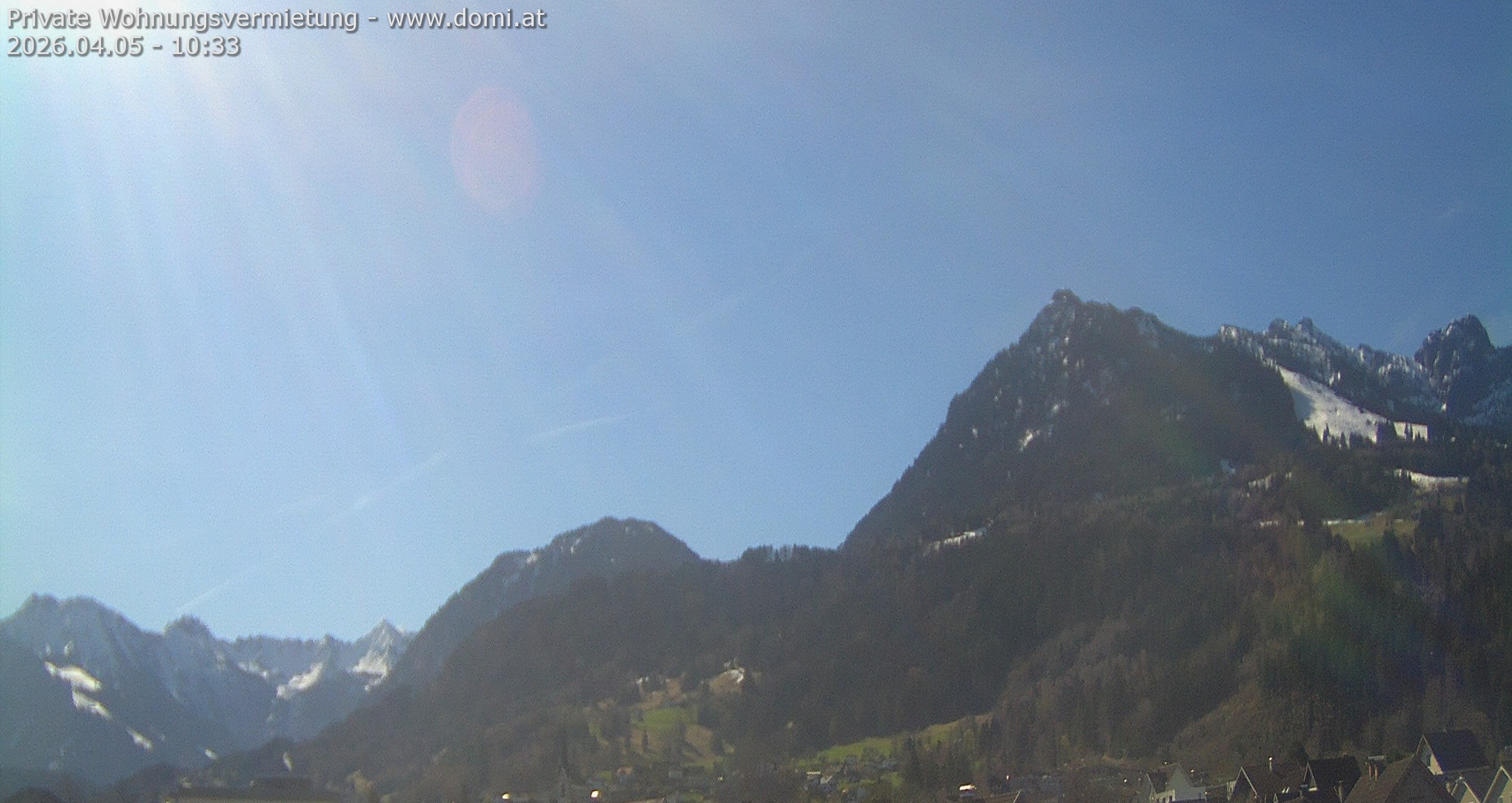 Archiv Foto Webcam Ausblick von Frastanz aus auf die Bazora in Gurtis